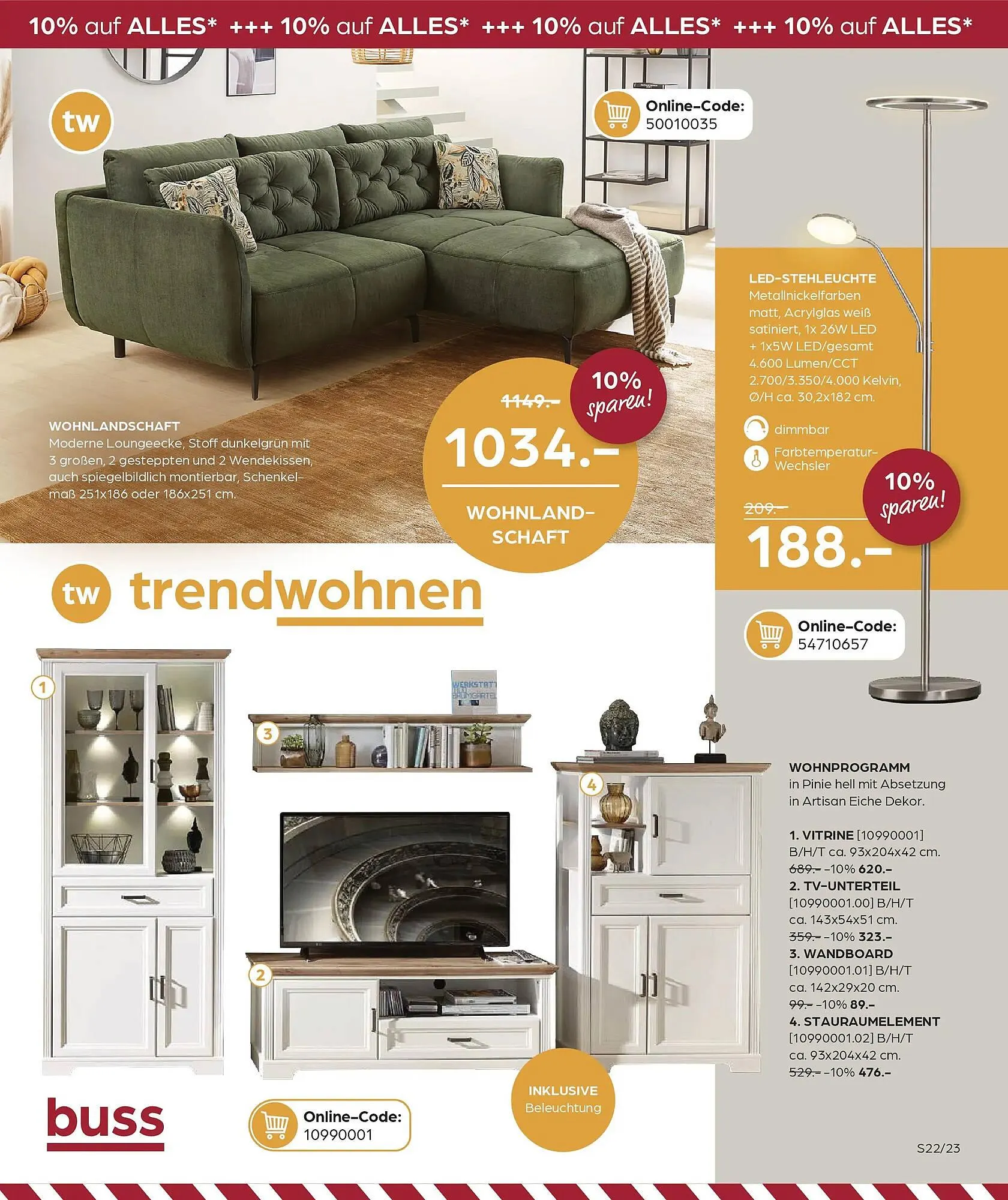 Kabs Polsterwelt Prospekt von 26. Dezember bis 12. Januar 2026 - Prospekt seite 22