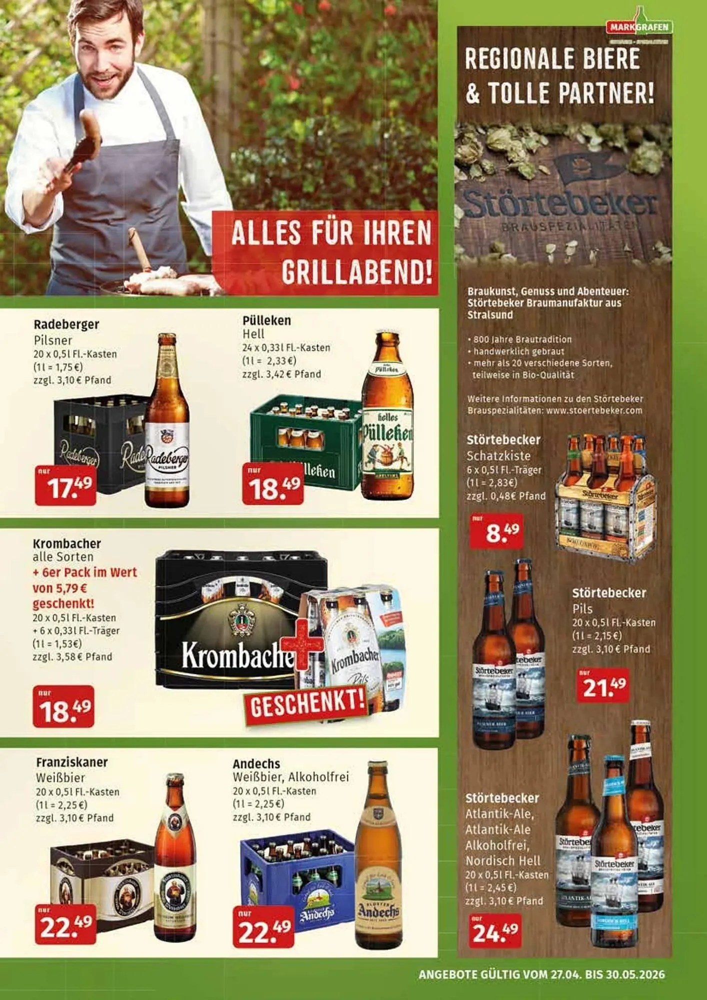 Markgrafen Prospekt von 27. April bis 31. Mai 2026 - Prospekt seite 7