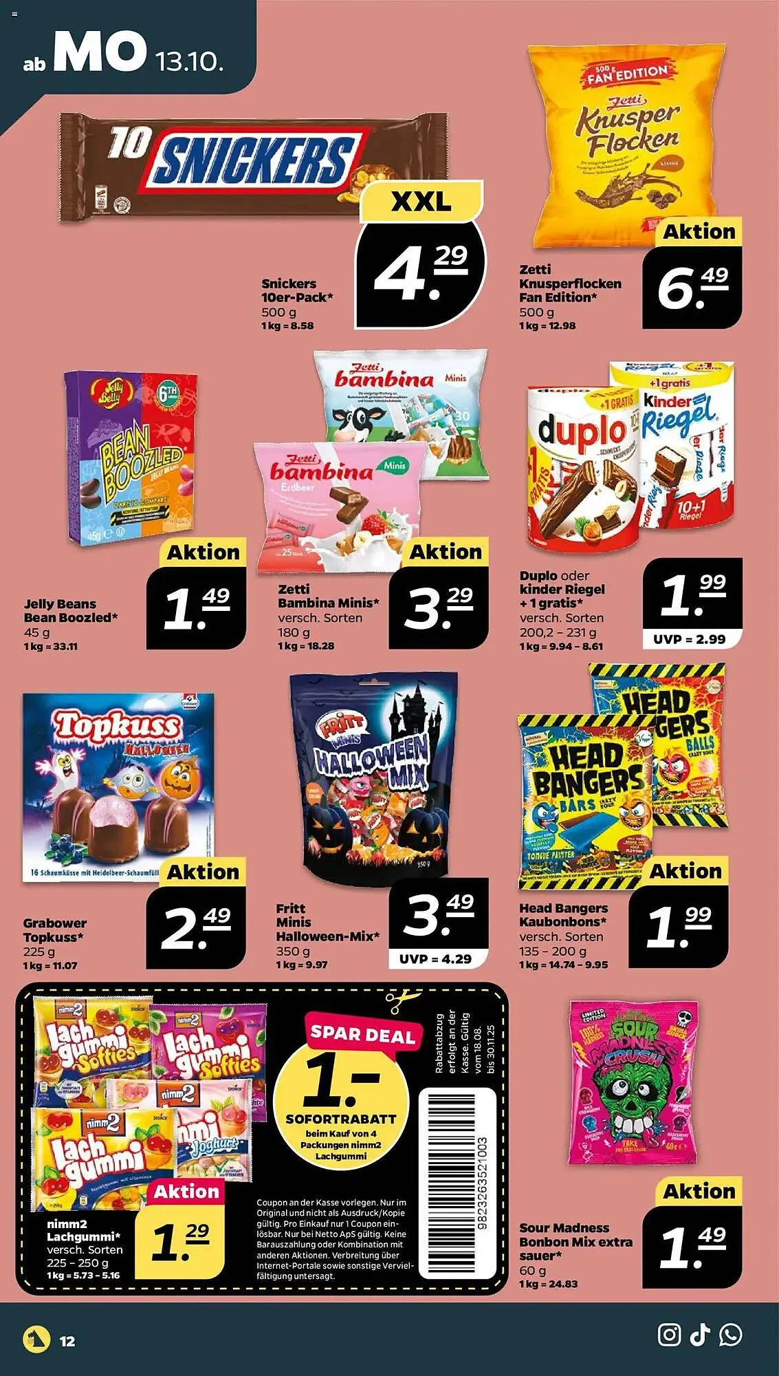 NETTO Prospekt von 13. Oktober bis 18. Oktober 2025 - Prospekt seite 12