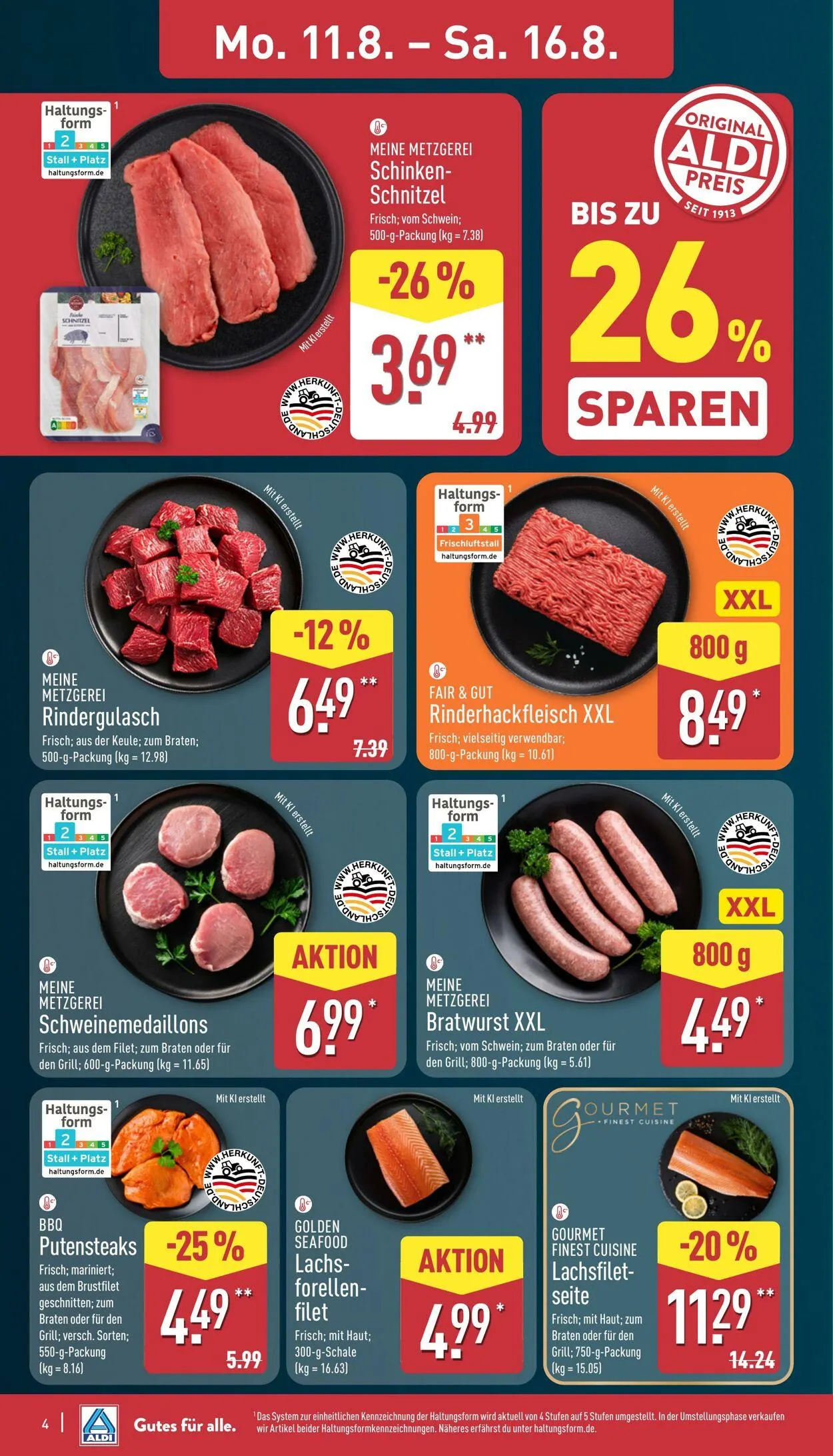 Aldi-Nord von 11. August bis 16. August 2025 - Prospekt seite 4