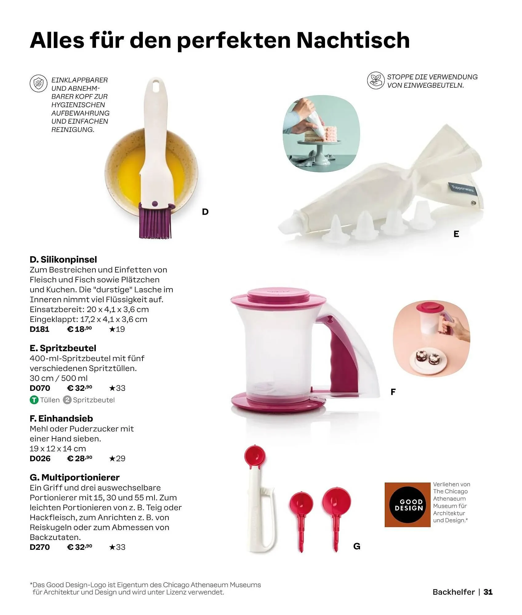 Tupperware Prospekt von 2. September bis 1. März 2025 - Prospekt seite 31