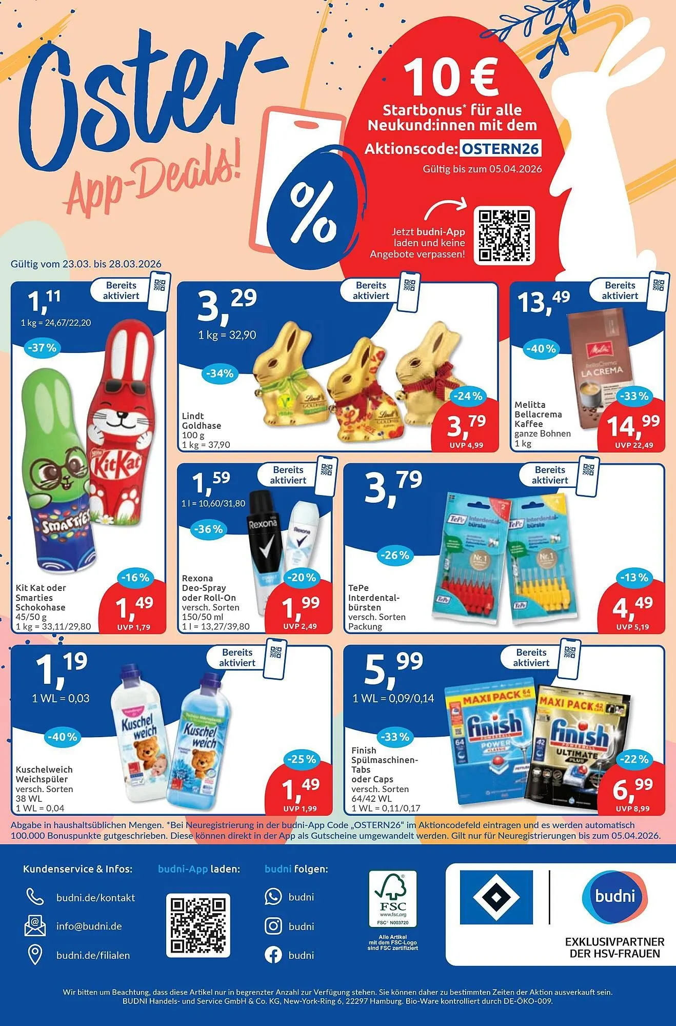 Budni Prospekt von 22. März bis 28. März 2026 - Prospekt seite 8