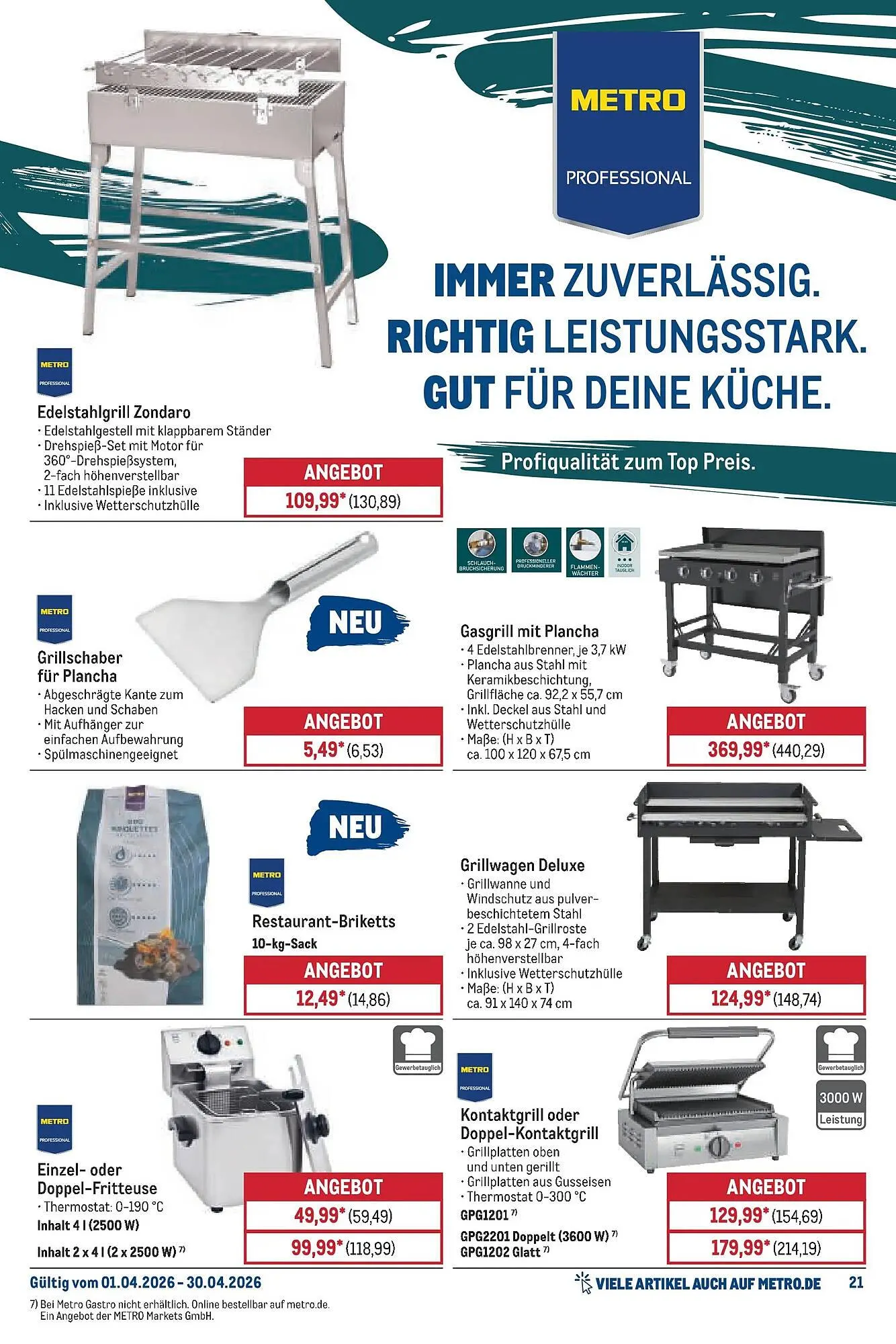 METRO Prospekt von 5. April bis 11. April 2026 - Prospekt seite 22