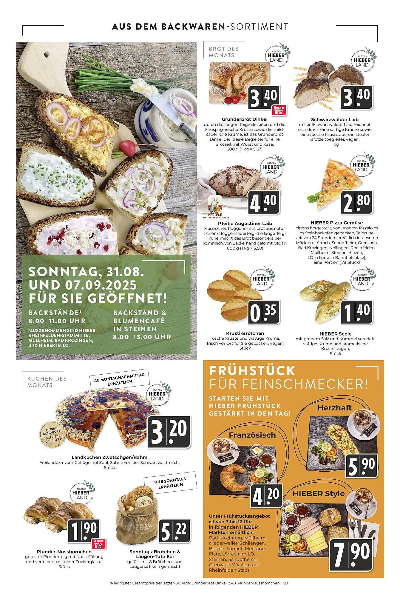 Hieber's Frische Center Prospekt von 31. August bis 6. September 2025 - Prospekt seite 6