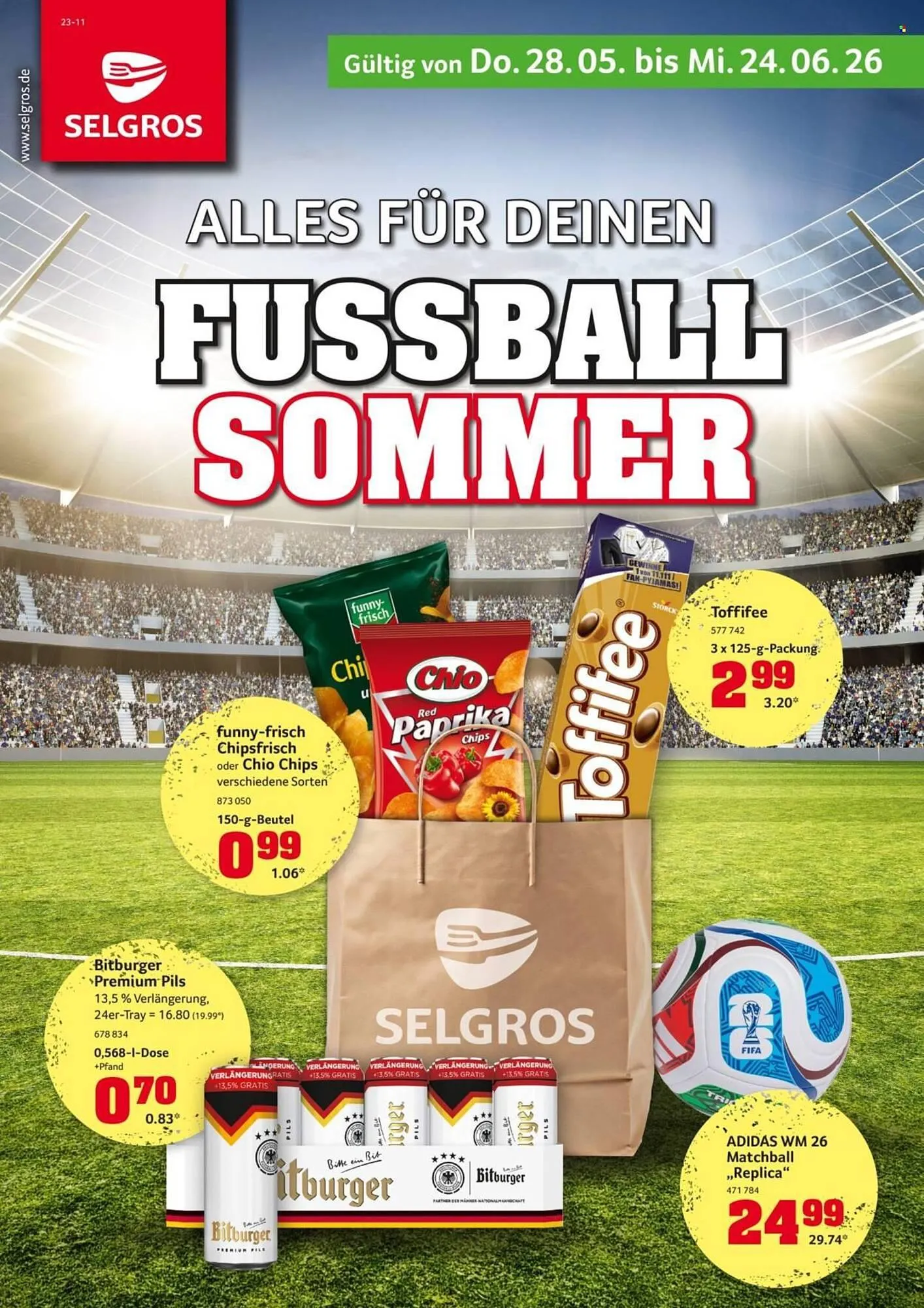 Selgros Prospekt von 28. Mai bis 24. Juni 2026 - Prospekt seite 1