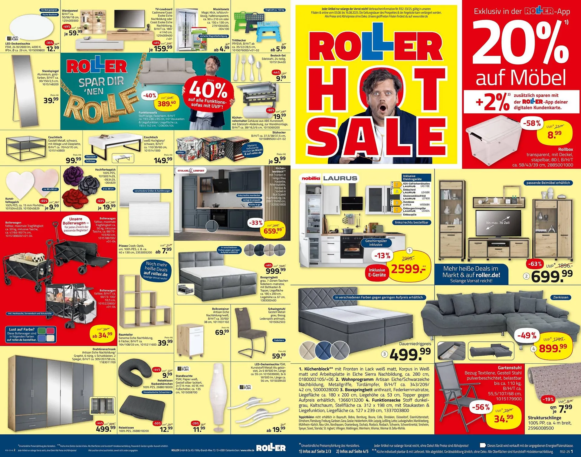 ROLLER Prospekt von 3. August bis 16. August 2025 - Prospekt seite 2
