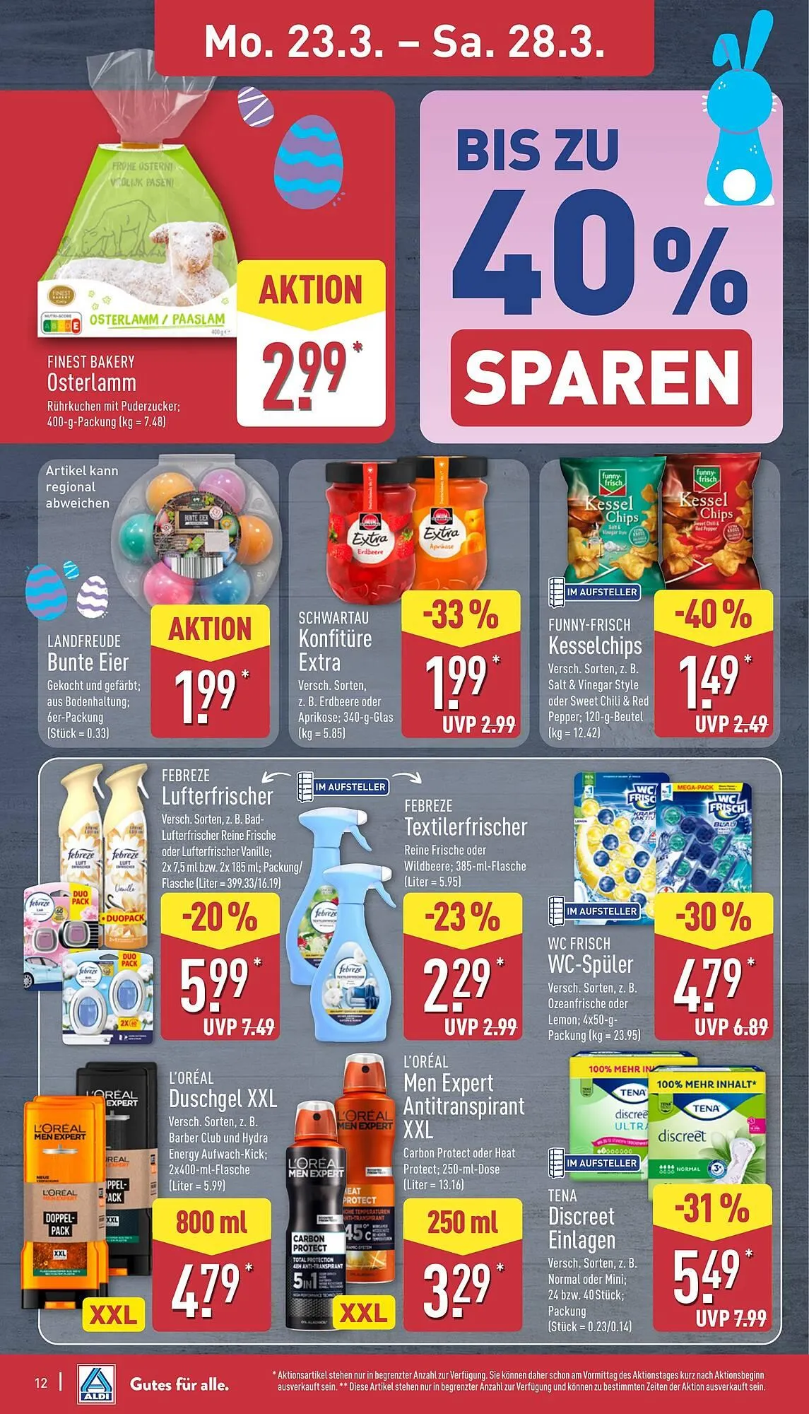 Aldi Nord Prospekt von 23. März bis 28. März 2026 - Prospekt seite 16