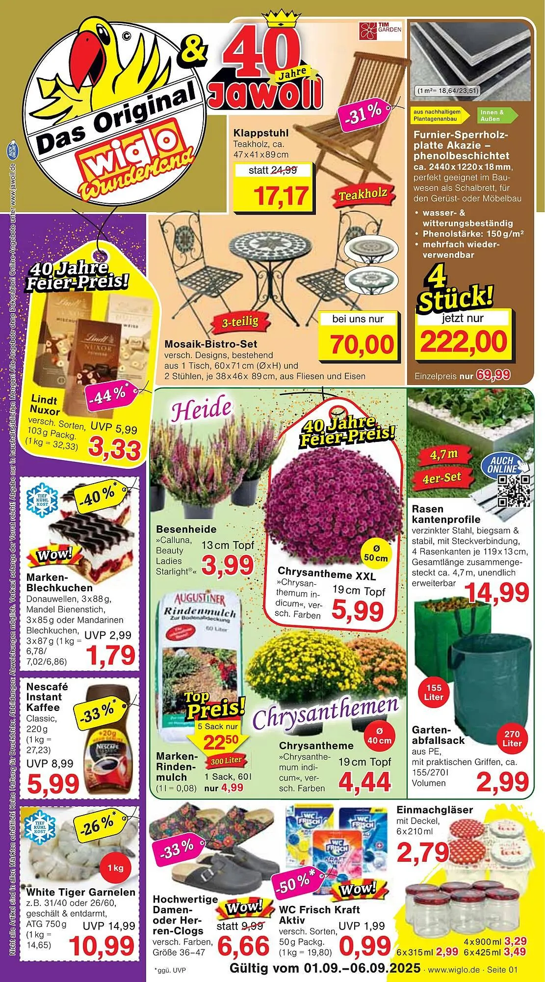 Wiglo Wunderland Prospekt von 1. September bis 6. September 2025 - Prospekt seite 1