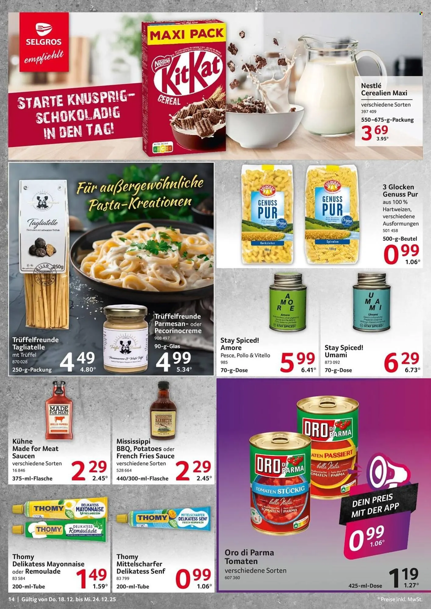 Selgros Prospekt von 18. Dezember bis 24. Dezember 2025 - Prospekt seite 14