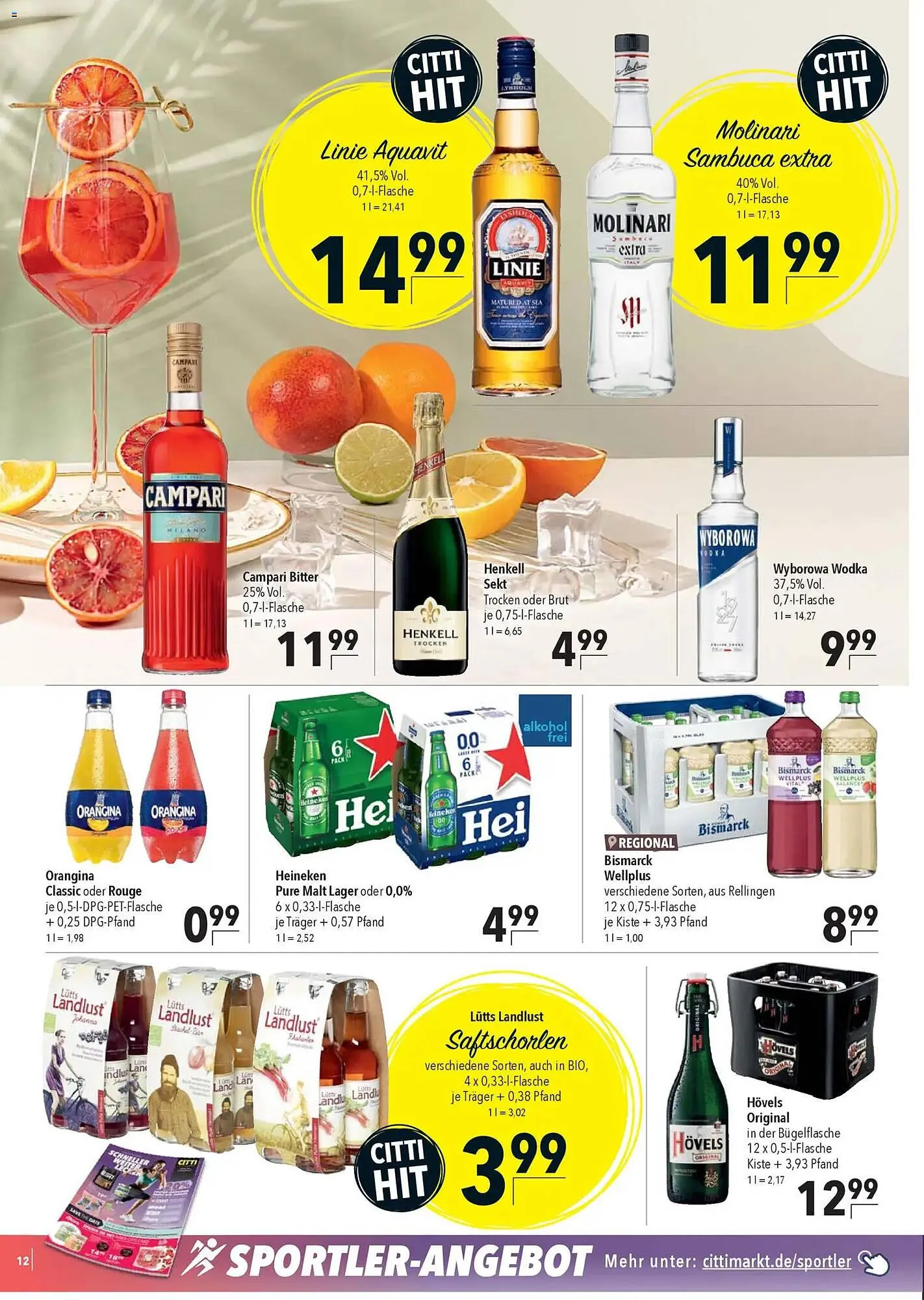 CITTI Markt Prospekt von 21. Januar bis 27. Januar 2026 - Prospekt seite 12