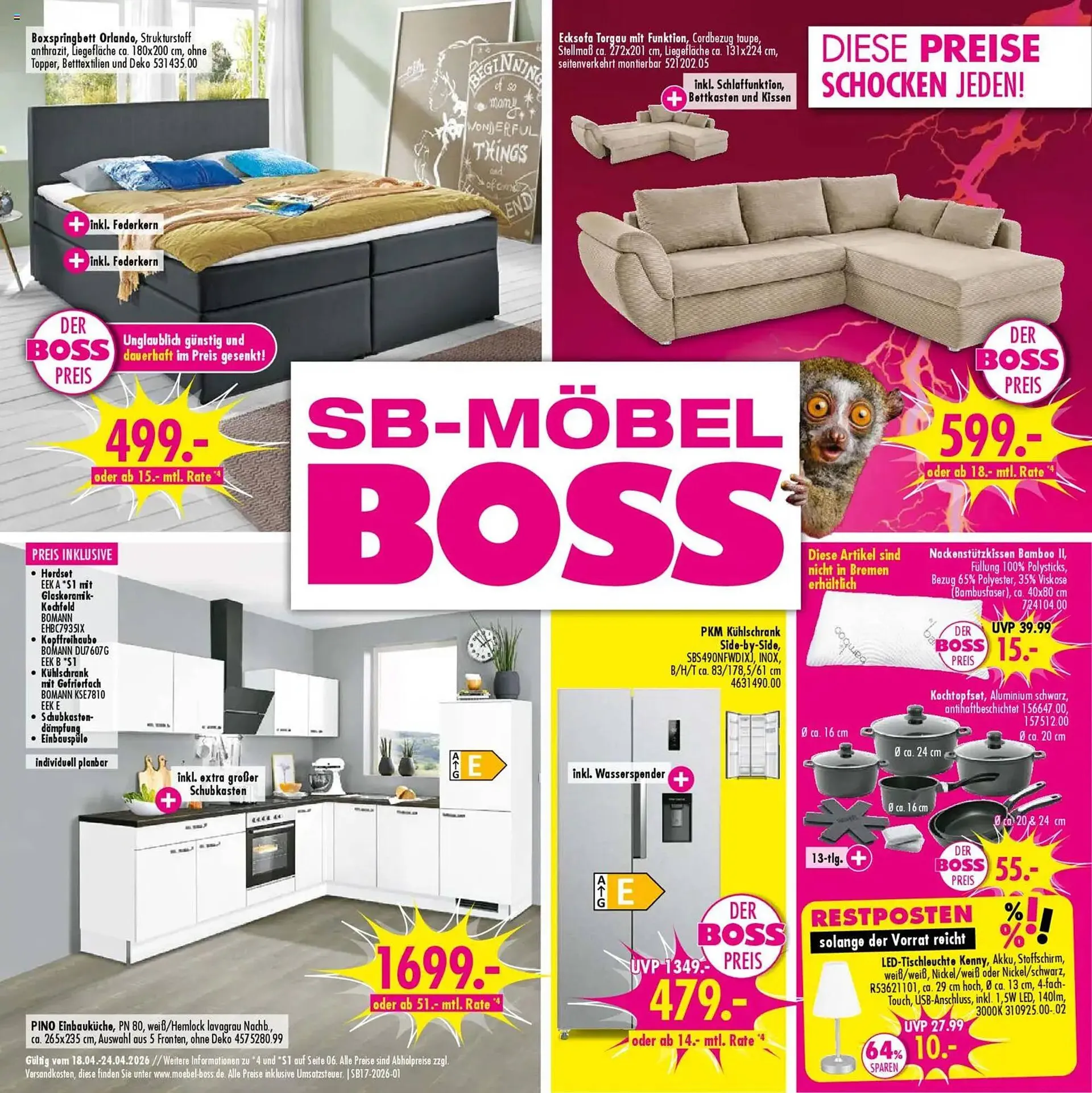 Möbel Boss Prospekt - 1