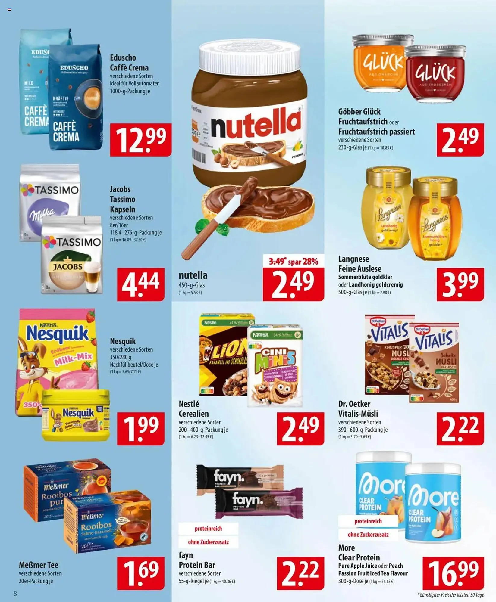 Famila Nord Ost Prospekt von 14. April bis 19. April 2025 - Prospekt seite 8