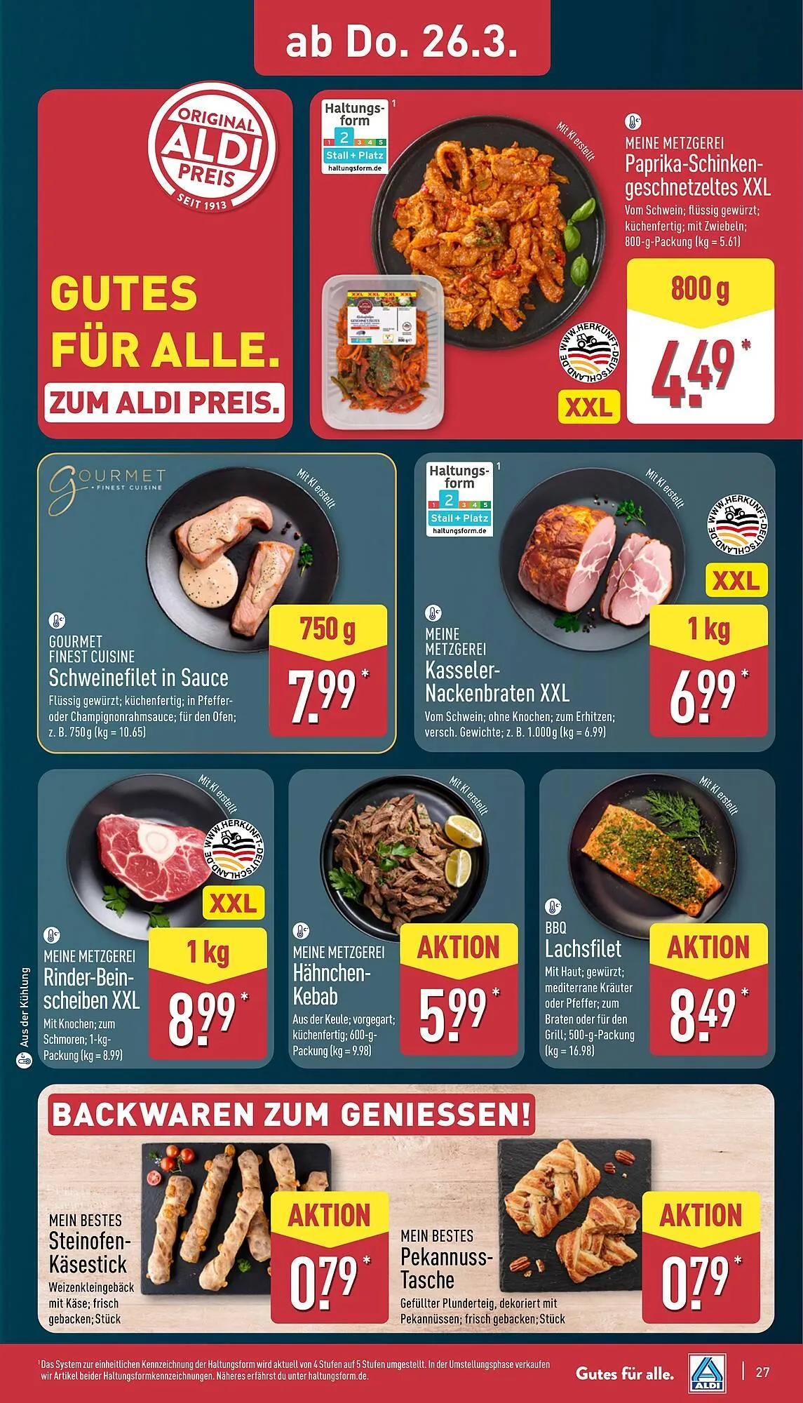 Aldi Nord Prospekt von 23. März bis 28. März 2026 - Prospekt seite 31