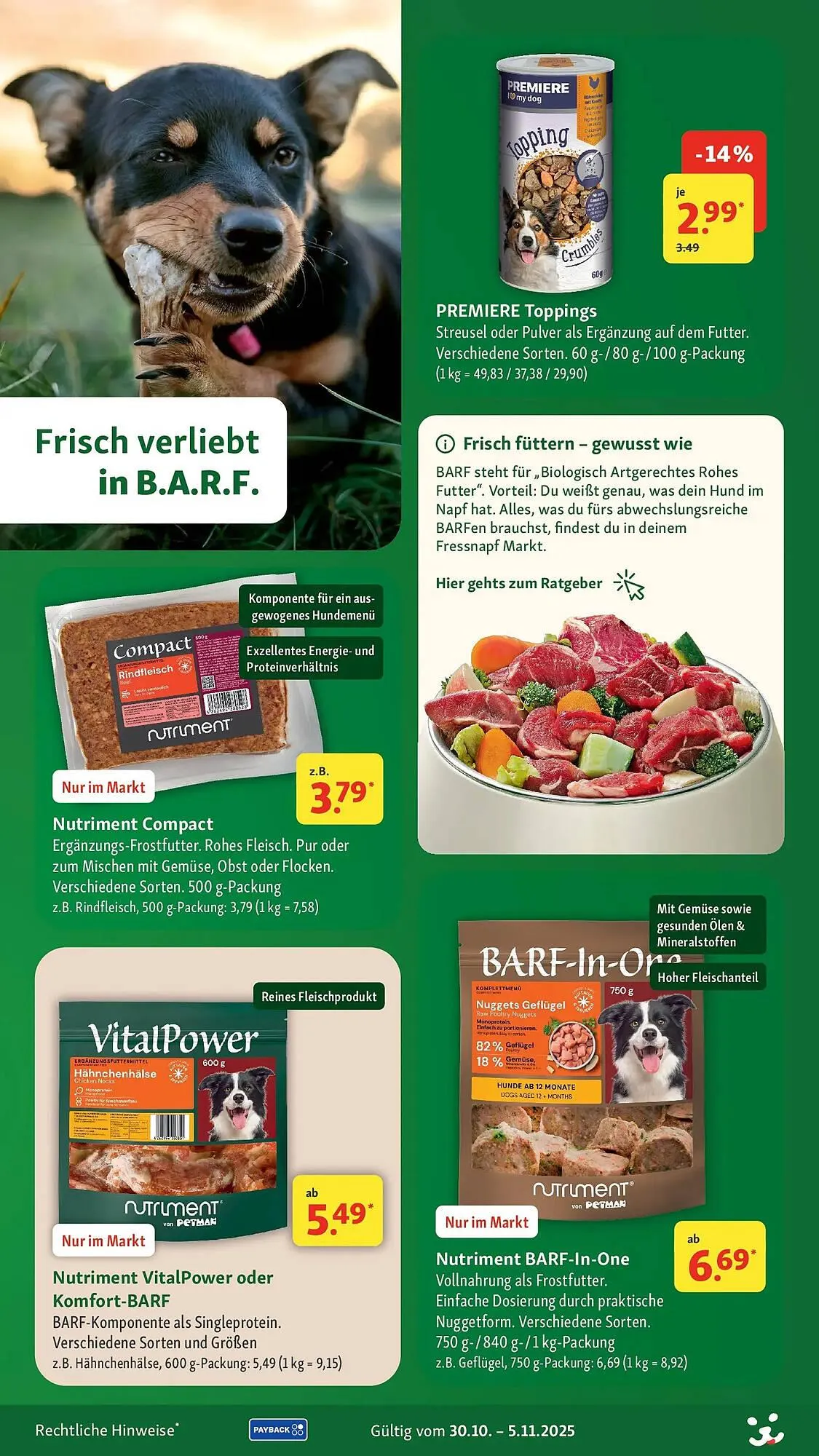 Fressnapf Prospekt von 29. Oktober bis 5. November 2025 - Prospekt seite 14