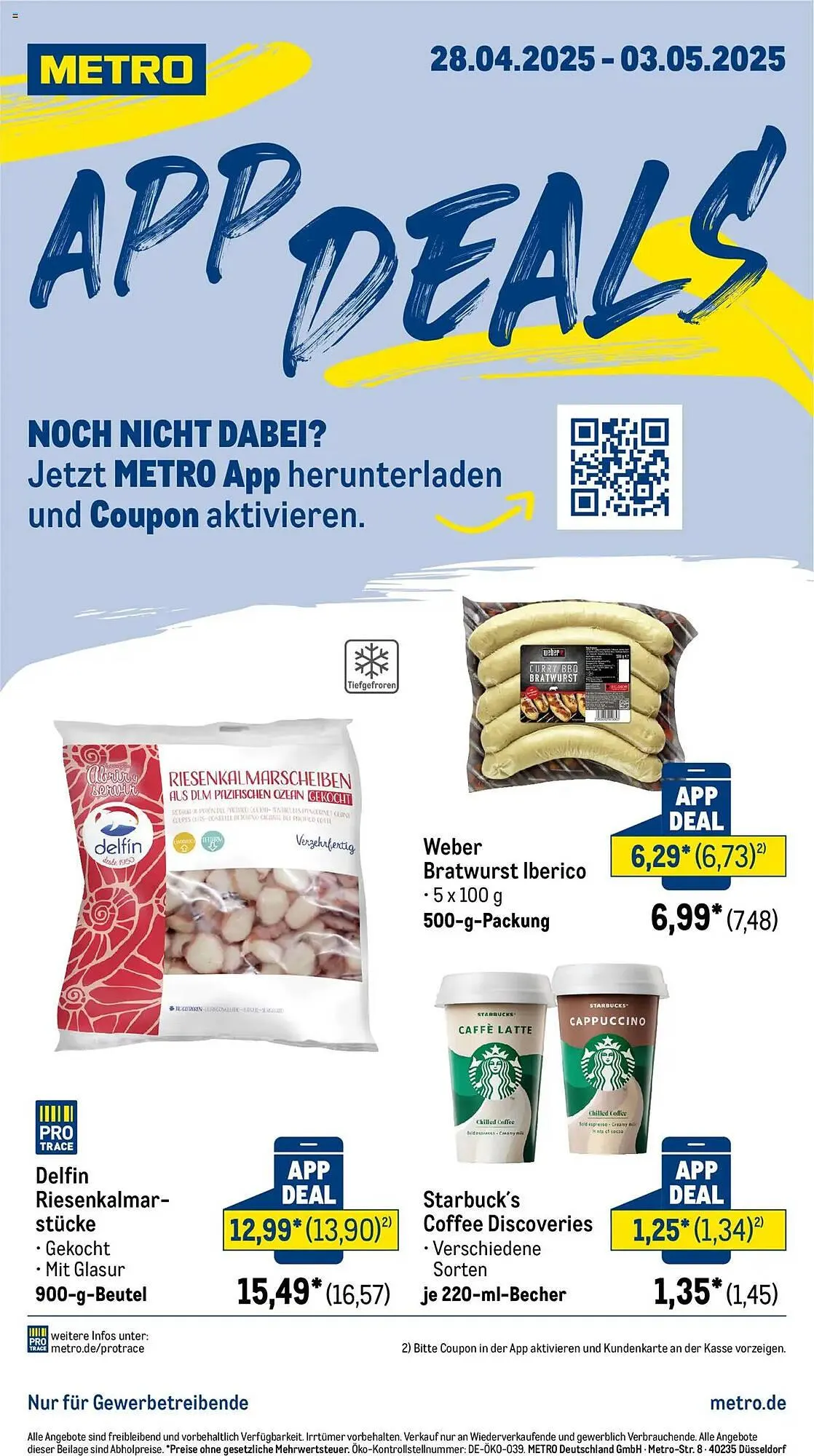 METRO Prospekt von 28. April bis 3. Mai 2025 - Prospekt seite 1