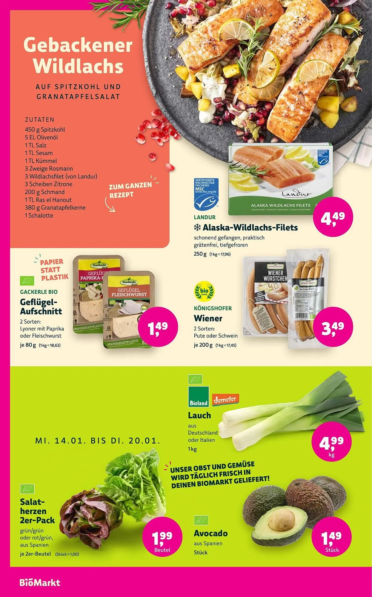 Aleco Biomarkt Prospekt von 14. Januar bis 27. Januar 2026 - Prospekt seite 6