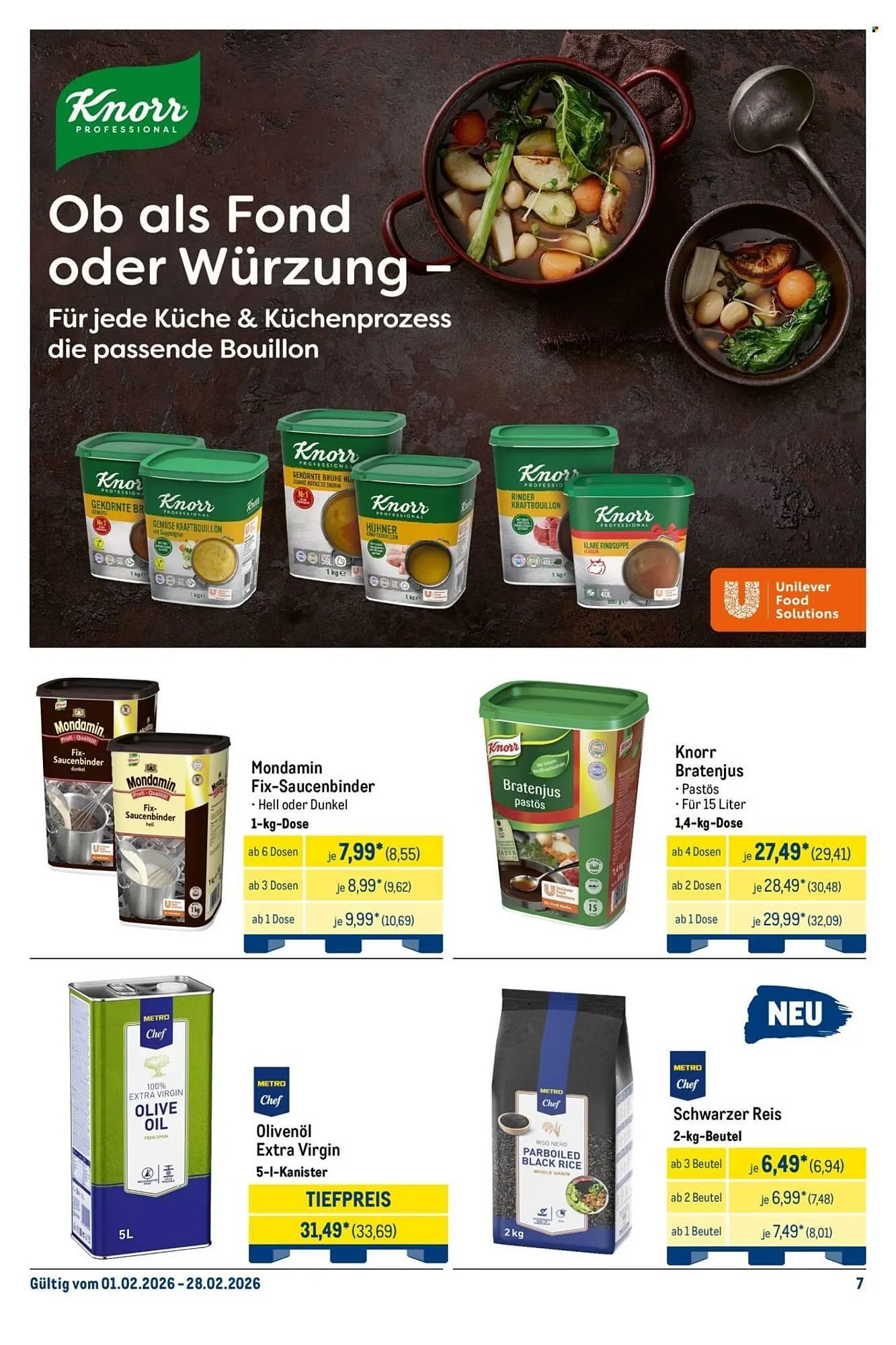 METRO Prospekt von 1. Februar bis 28. Februar 2026 - Prospekt seite 7