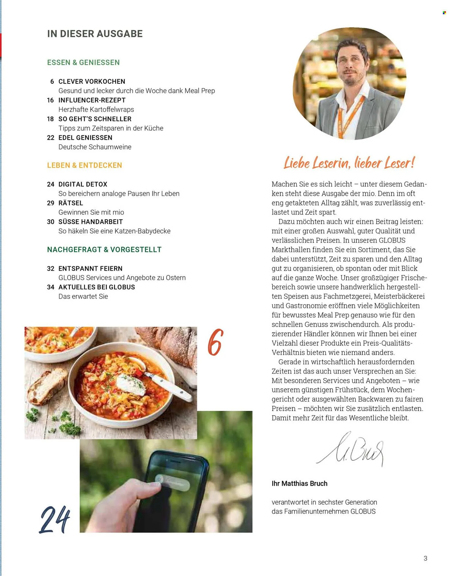 Globus Magazin von 1. März bis 31. März 2026 - Prospekt seite 3