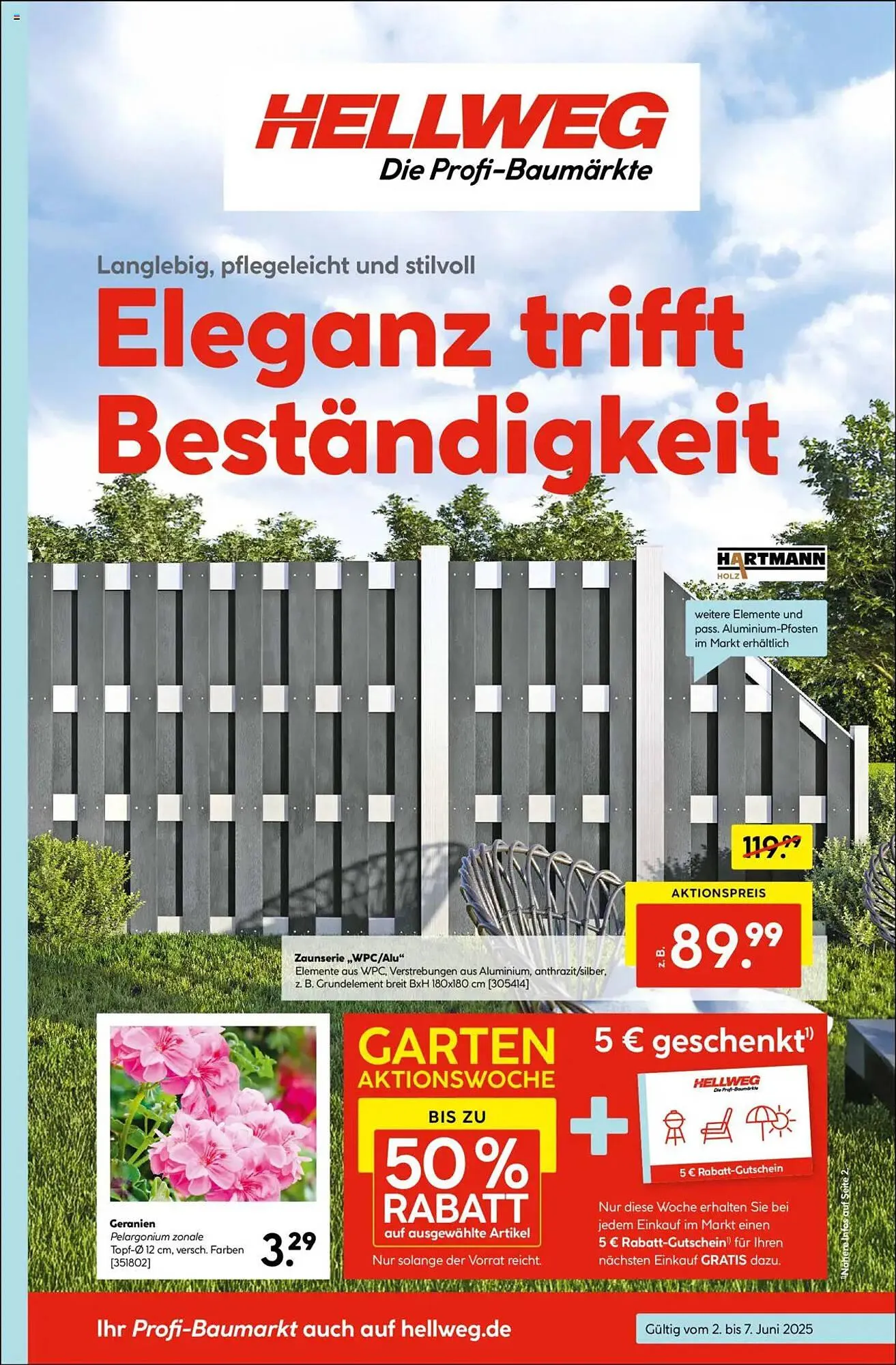 Hellweg Prospekt von 2. Juni bis 7. Juni 2025 - Prospekt seite 1