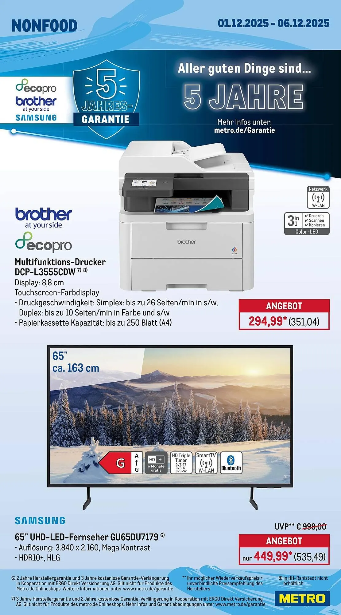 METRO Prospekt von 1. Dezember bis 6. Dezember 2025 - Prospekt seite 25