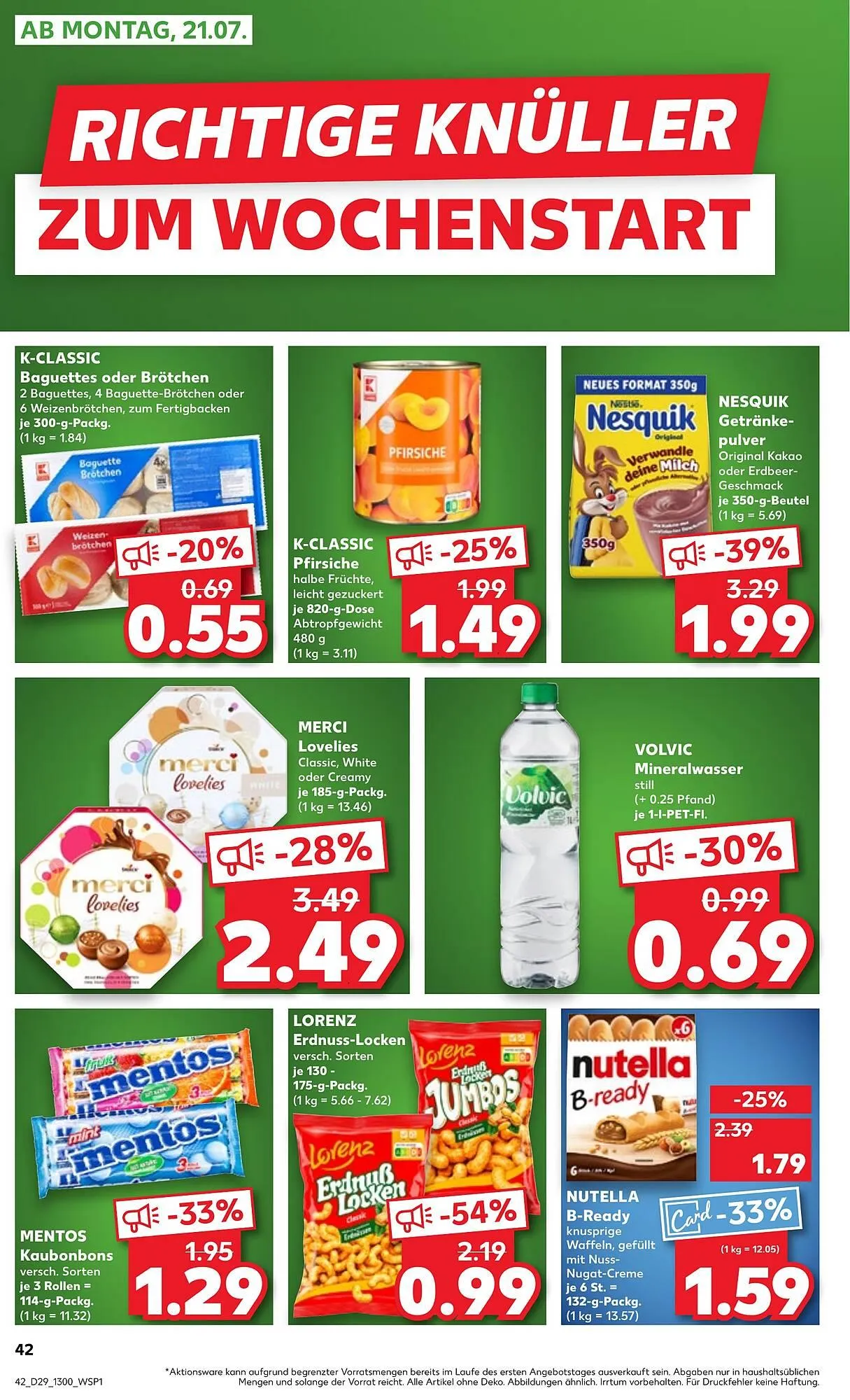 Kaufland Prospekt von 17. Juli bis 23. Juli 2025 - Prospekt seite 42