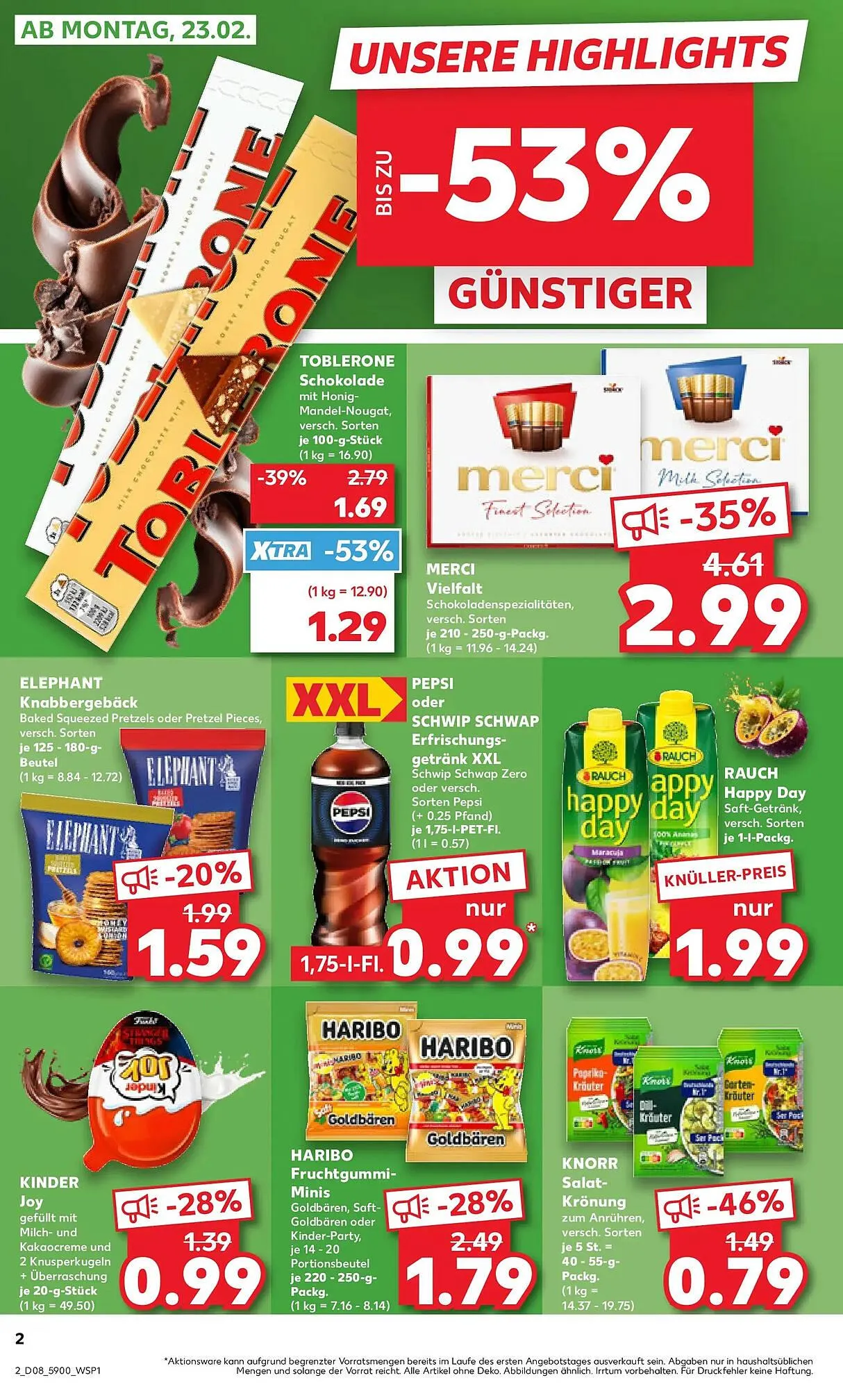 Kaufland Prospekt von 22. Februar bis 25. Februar 2026 - Prospekt seite 2