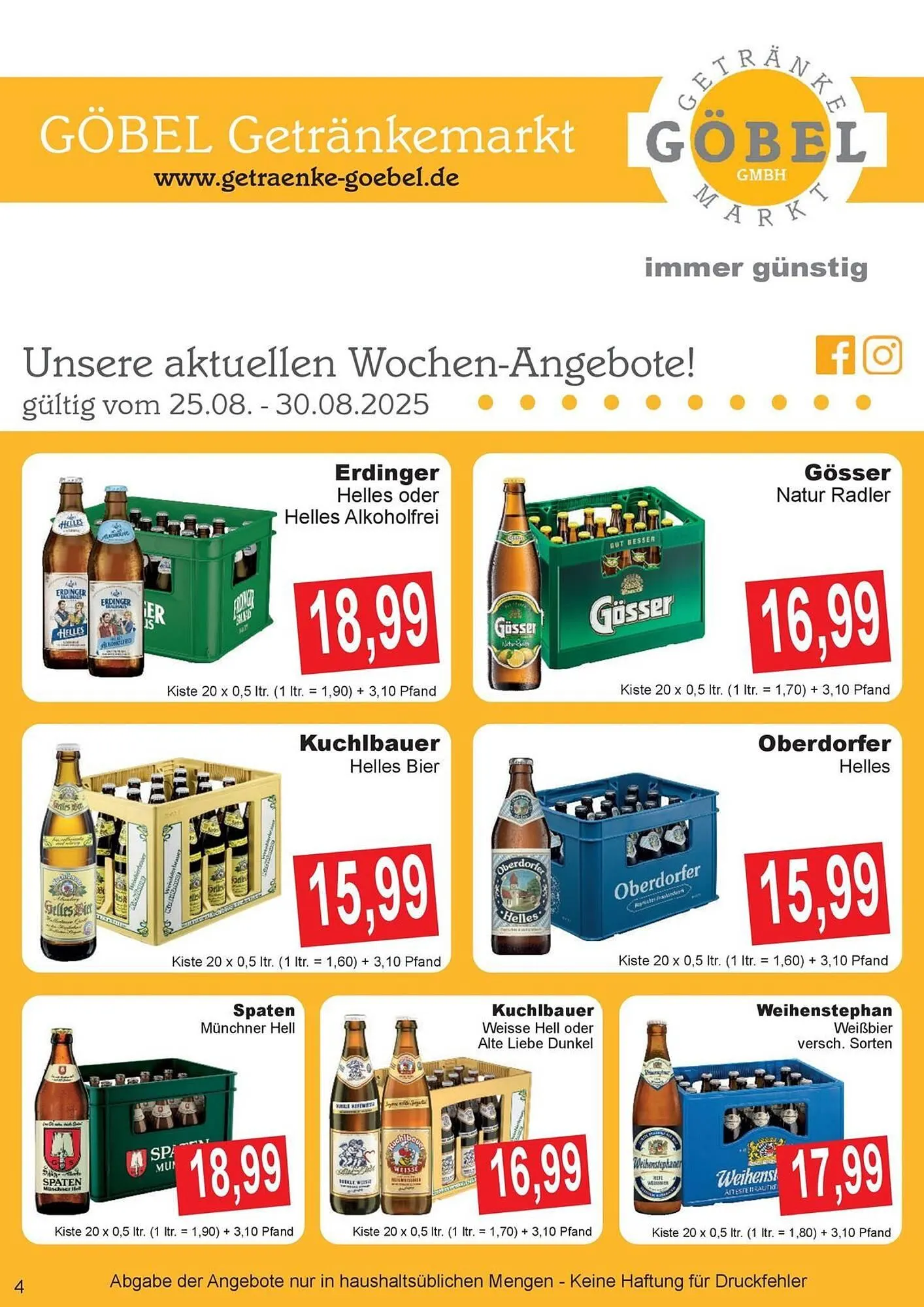 Getränke Göbel Prospekt - 1