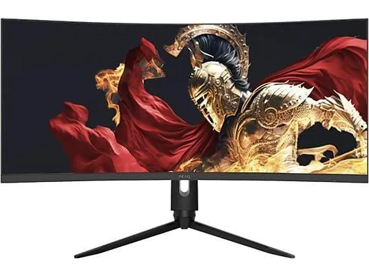 PEAQ PMO G341-CWQK 34 Zoll UWQHD Gaming Monitor (1 ms Reaktionszeit, 165 Hz)