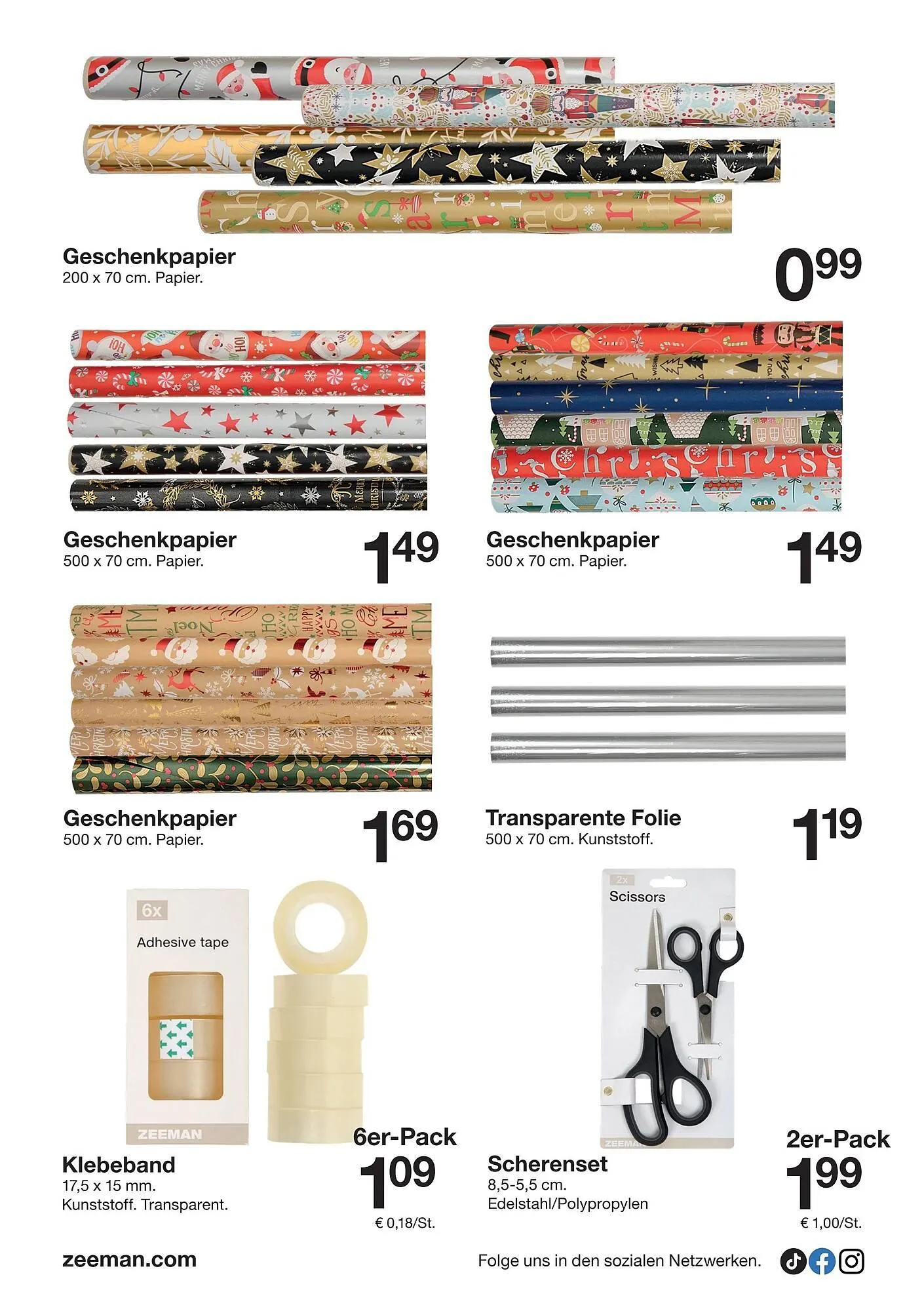 Zeeman Prospekt von 13. Dezember bis 27. Dezember 2025 - Prospekt seite 4