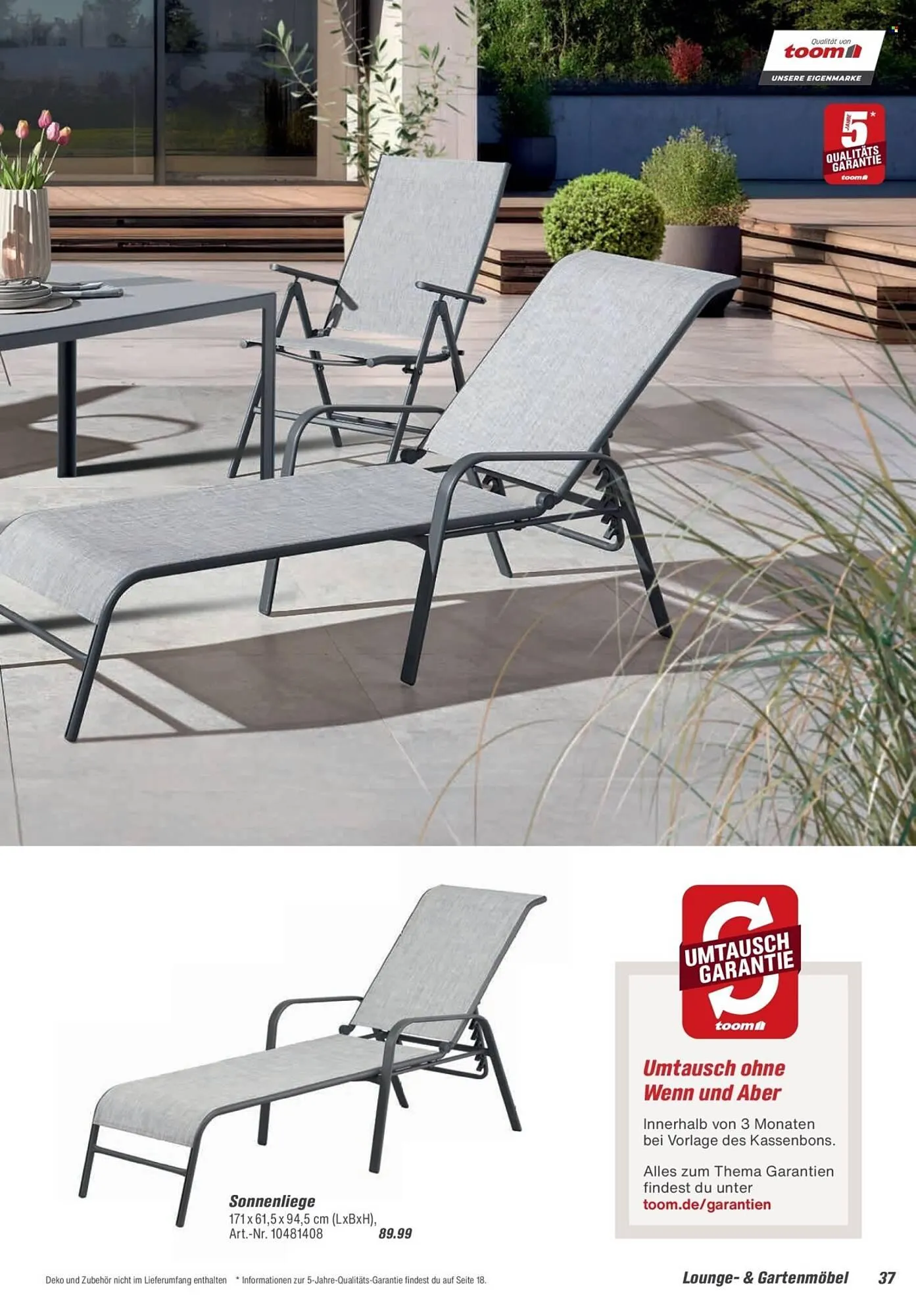 Toom Baumarkt Prospekt von 14. Februar bis 30. April 2026 - Prospekt seite 37