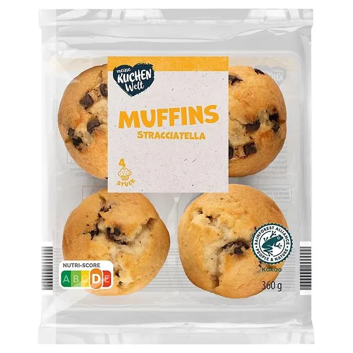 MEINE KUCHENWELT Muffins 360 g, Stracciatella