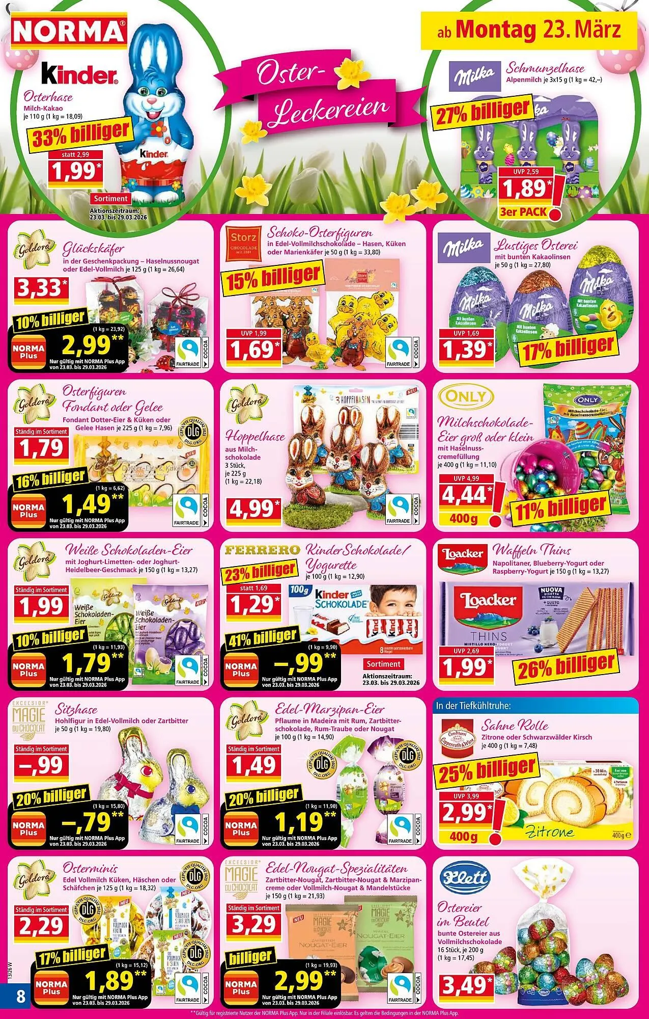 Norma Prospekt von 23. März bis 29. März 2026 - Prospekt seite 8