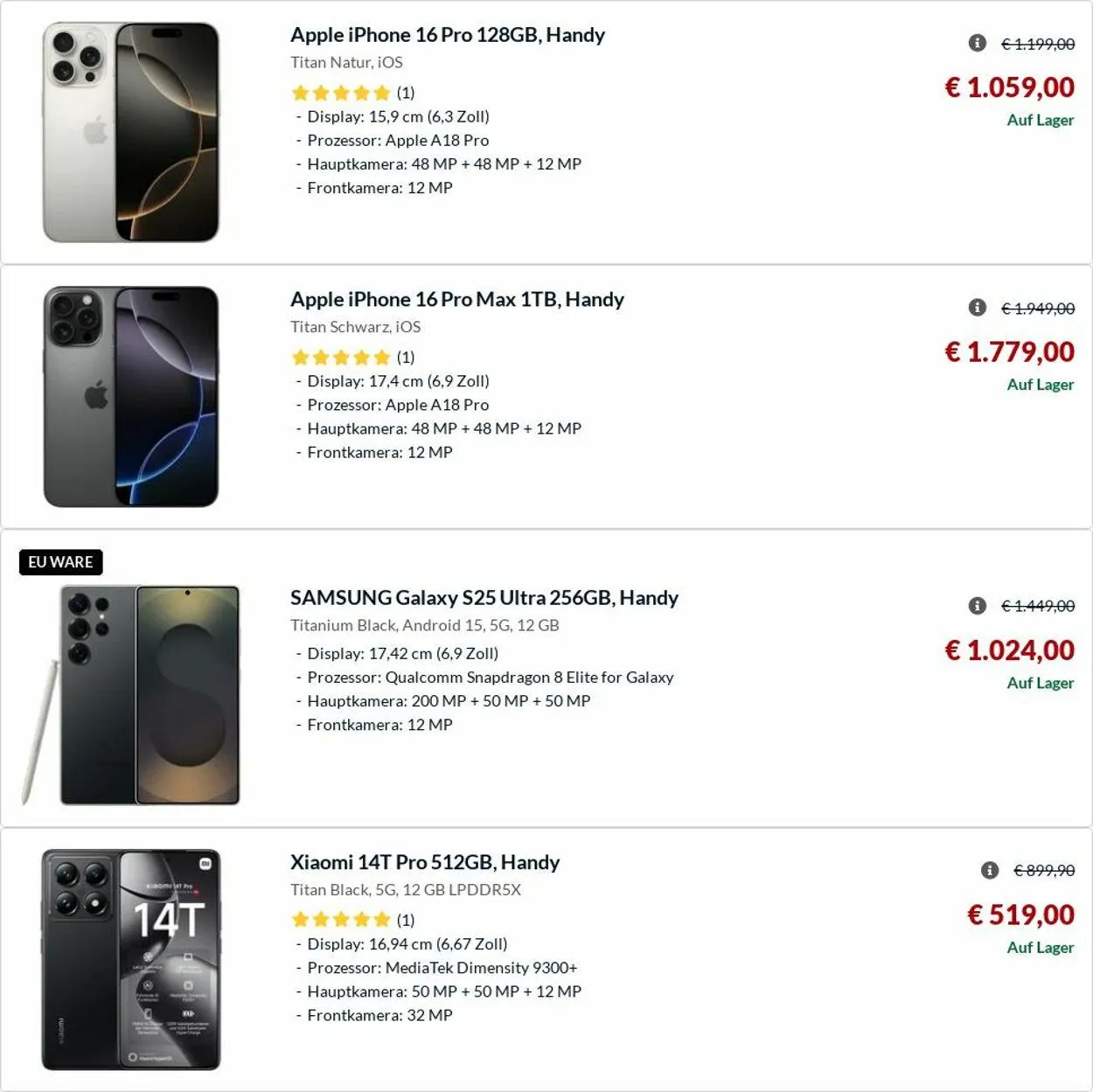 Alternate von 19. Mai bis 28. Mai 2025 - Prospekt seite 78