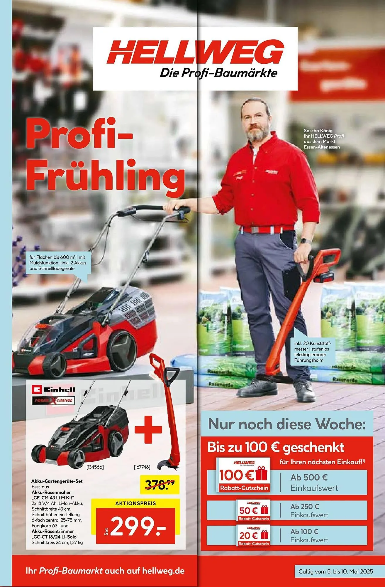 Hellweg Prospekt von 5. Mai bis 13. Mai 2025 - Prospekt seite 1