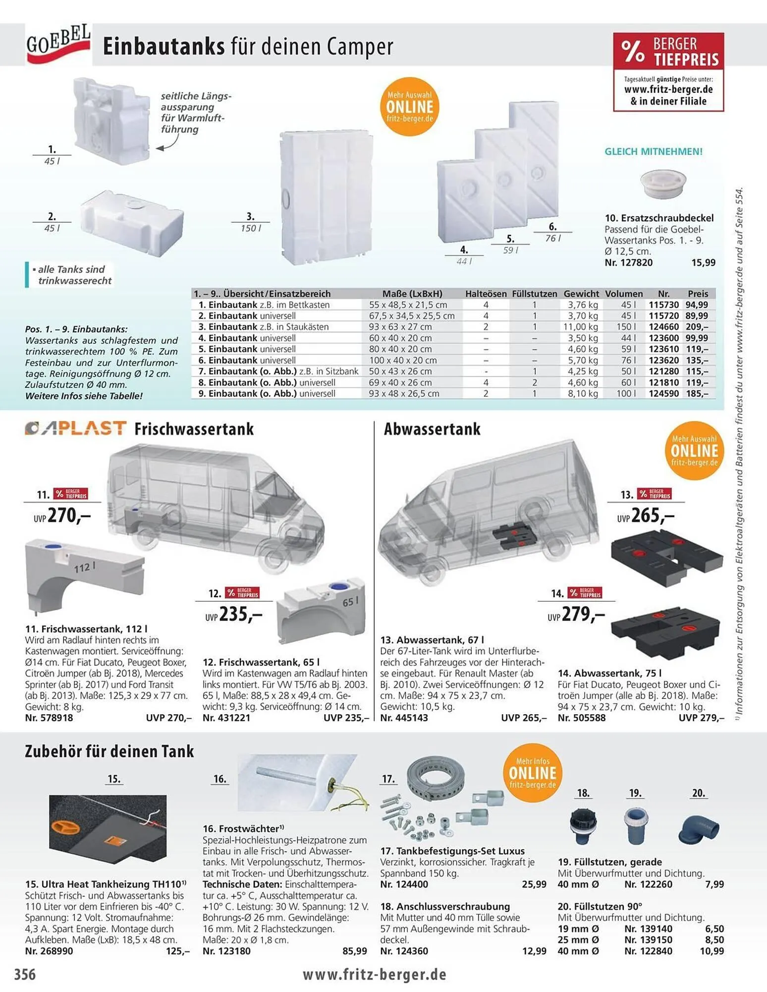 Fritz Berger Prospekt von 27. Mai bis 31. Dezember 2025 - Prospekt seite 360