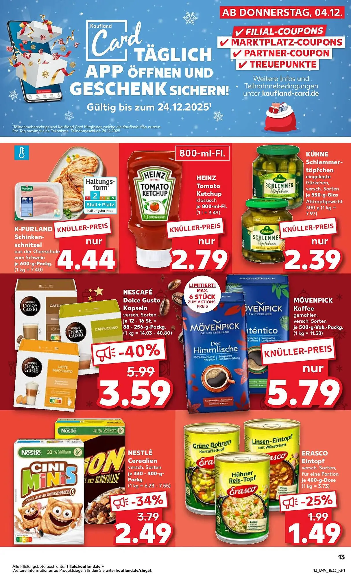 Kaufland Prospekt von 7. Dezember bis 10. Dezember 2025 - Prospekt seite 13