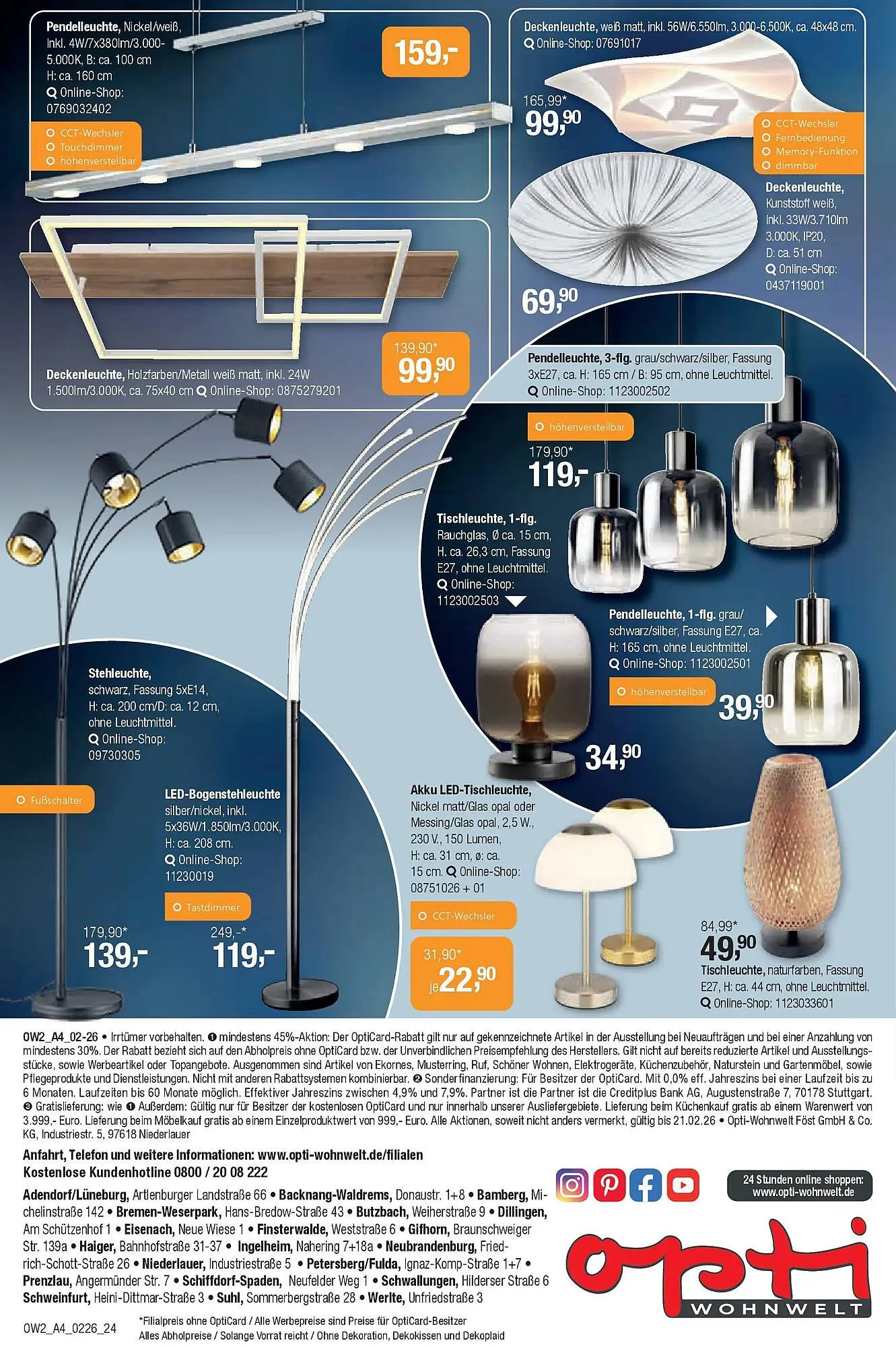 Opti Wohnwelt Prospekt von 28. Januar bis 21. Februar 2026 - Prospekt seite 26