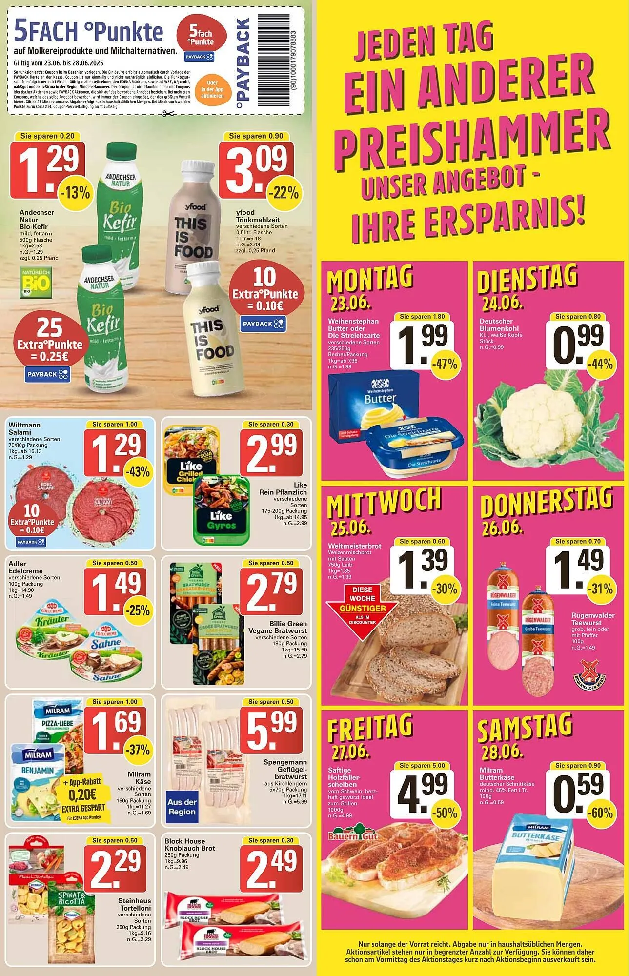 WEZ Prospekt von 23. Juni bis 28. Juni 2025 - Prospekt seite 9