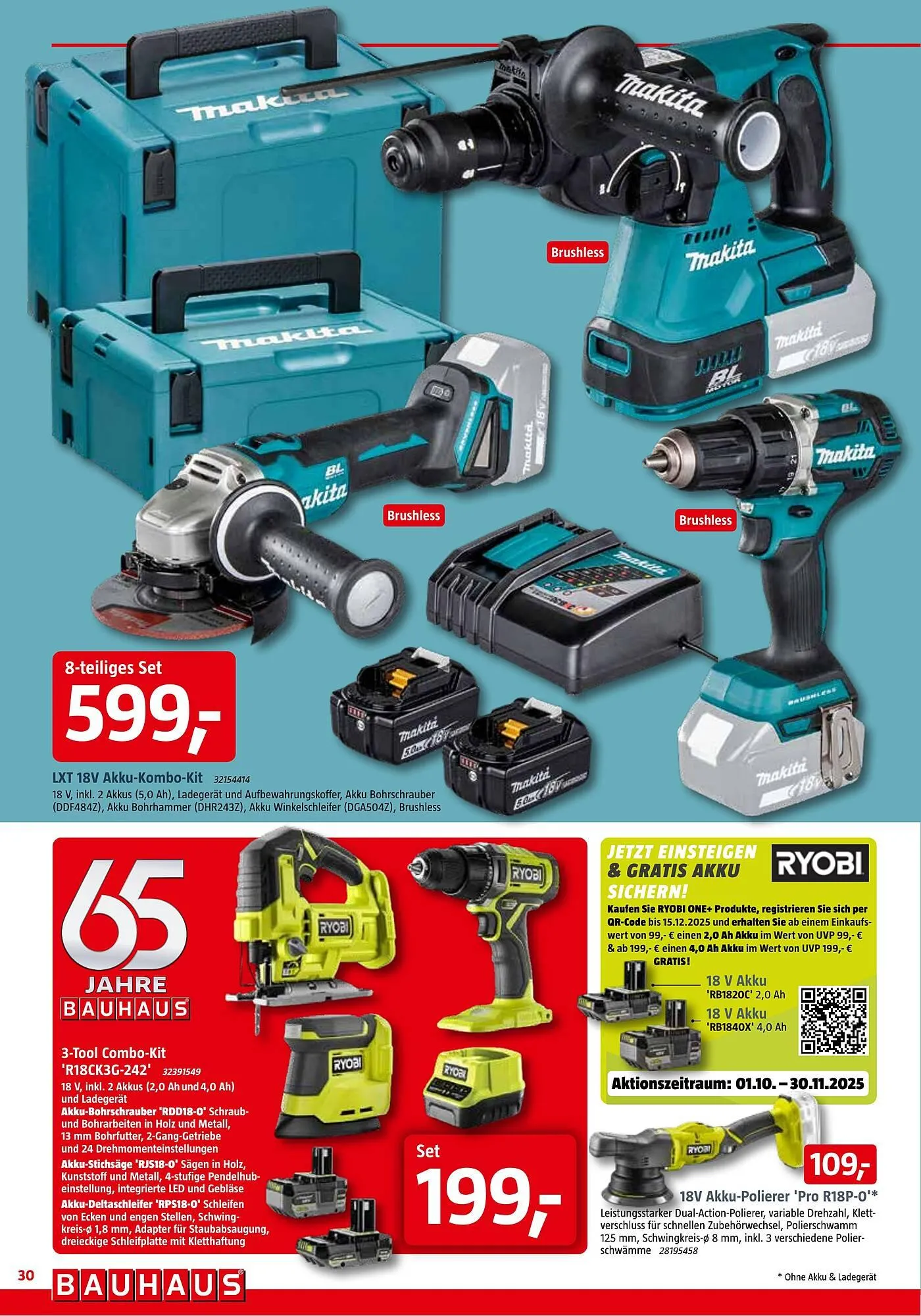 Bauhaus Prospekt von 1. November bis 29. November 2025 - Prospekt seite 30