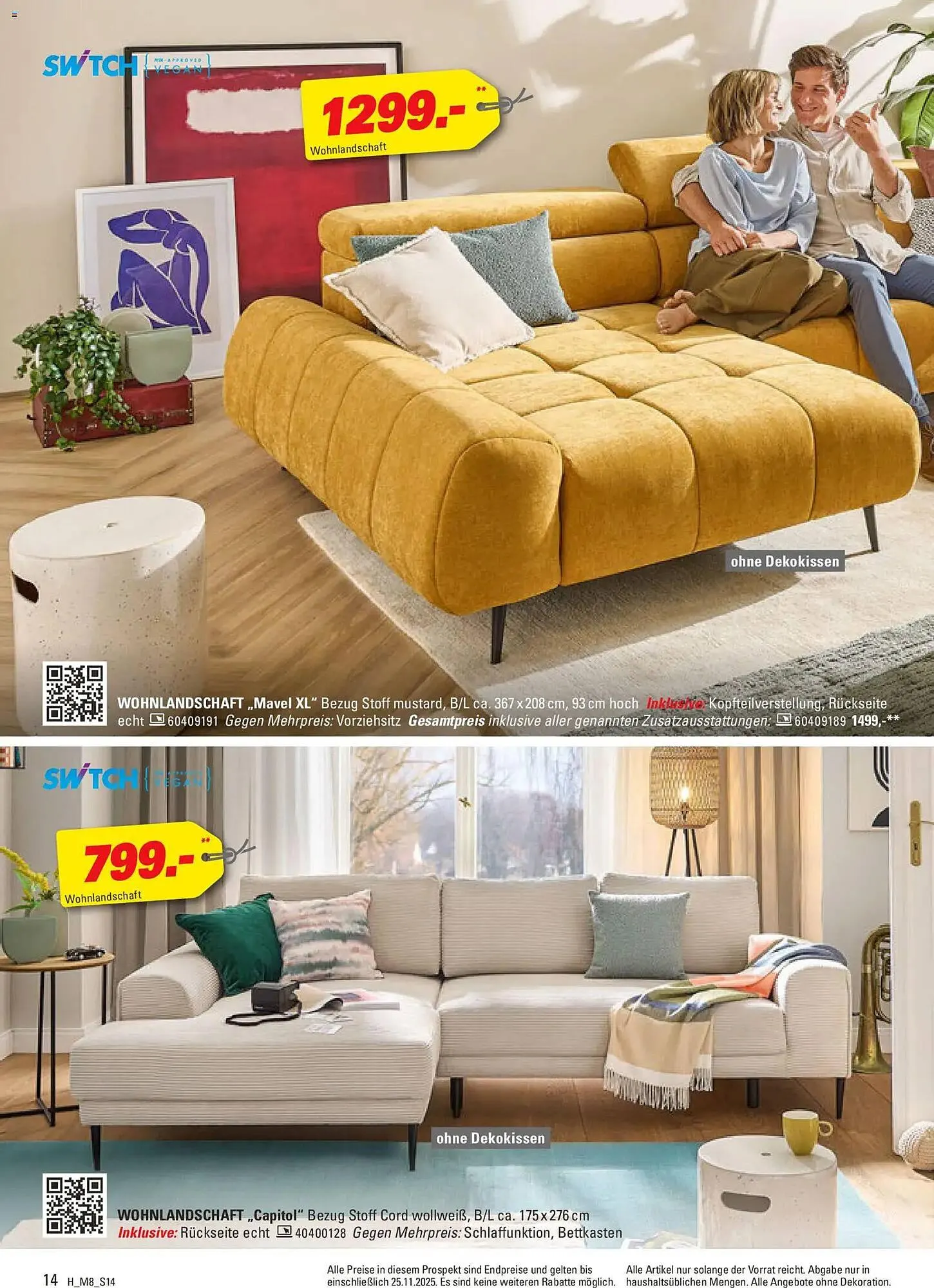 Höffner Prospekt von 12. November bis 25. November 2025 - Prospekt seite 14