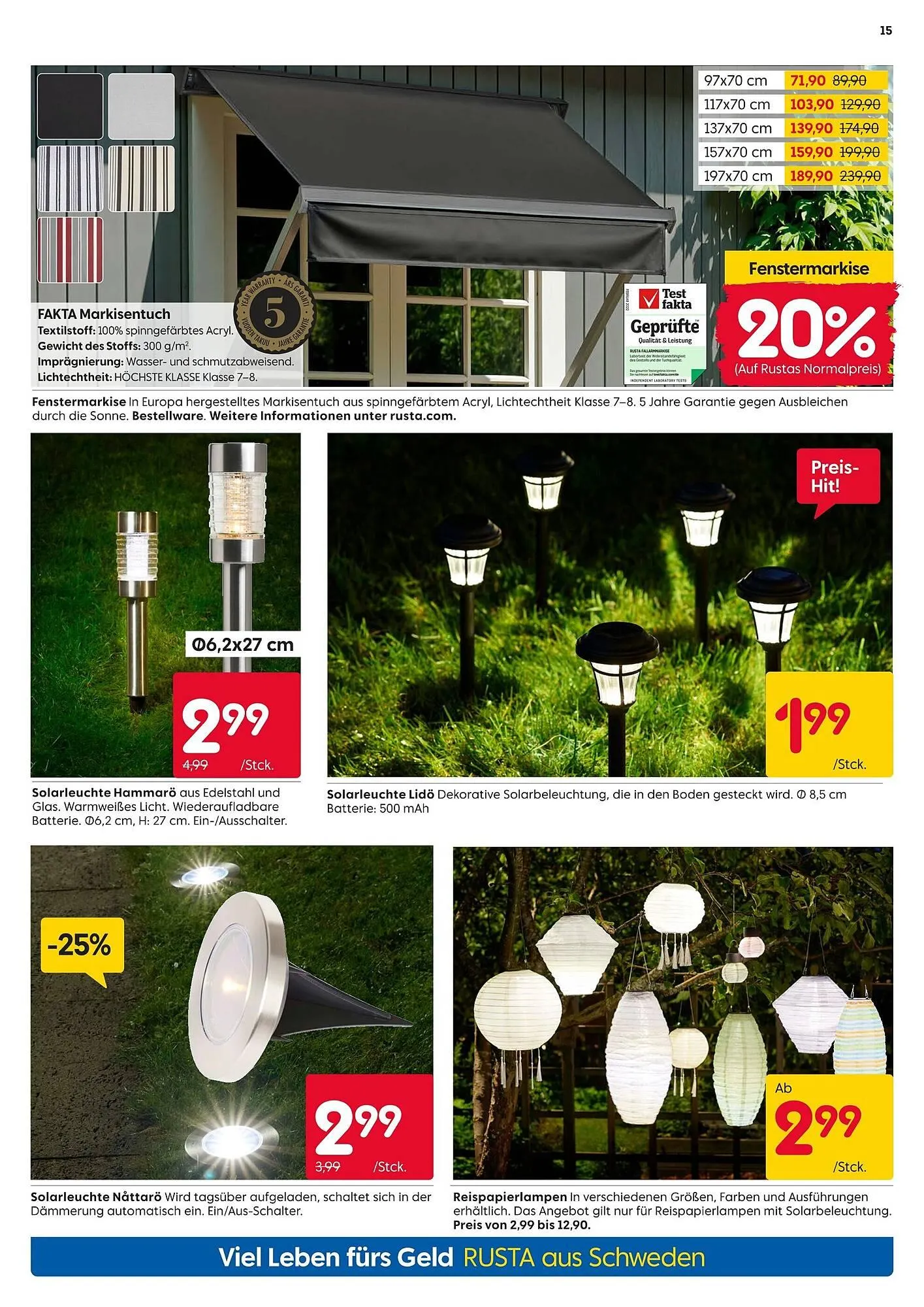 Rusta Prospekt von 10. Mai bis 17. Mai 2025 - Prospekt seite 15