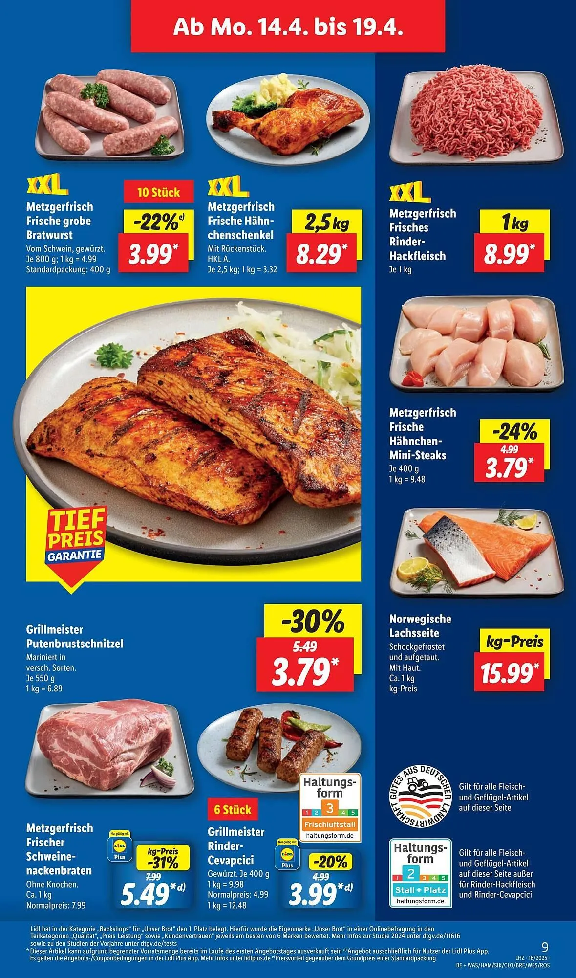 Lidl Prospekt von 14. April bis 20. April 2025 - Prospekt seite 13