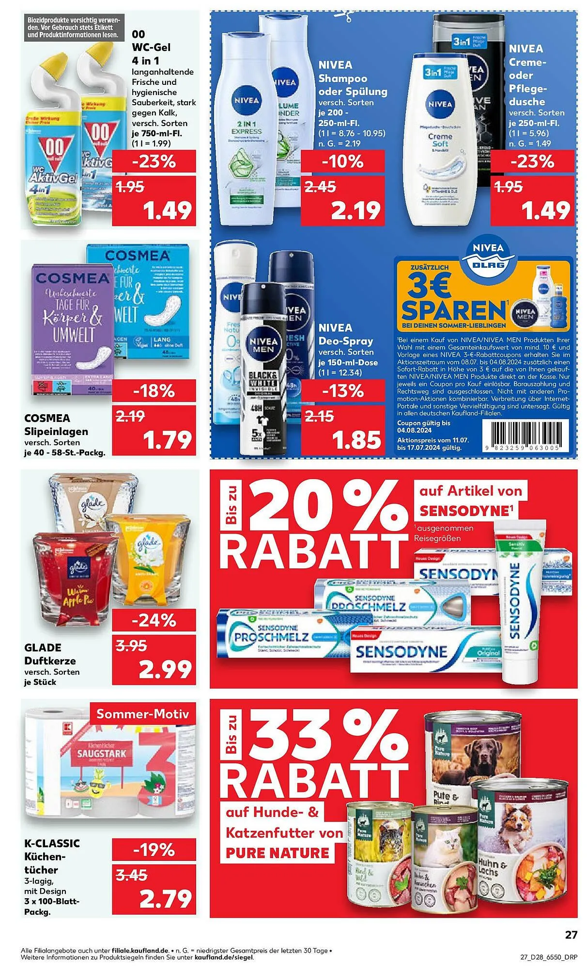 Kaufland Prospekt von 10. Juli bis 17. Juli 2024 - Prospekt seite 27