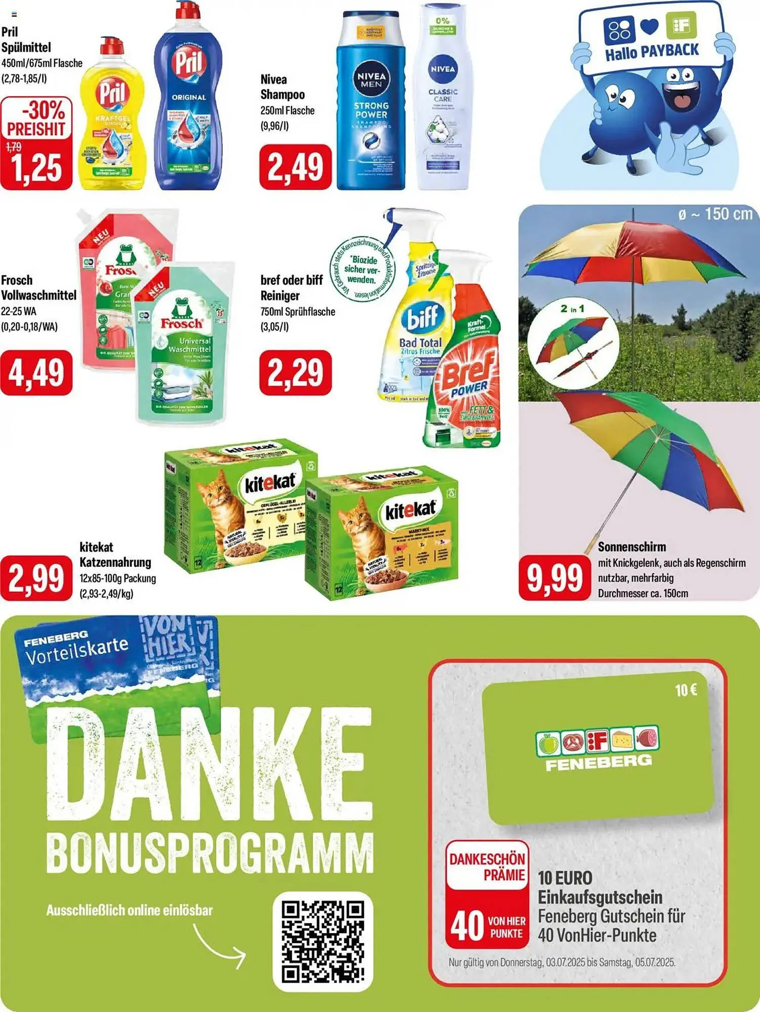 Feneberg Prospekt von 3. Juli bis 5. Juli 2025 - Prospekt seite 15