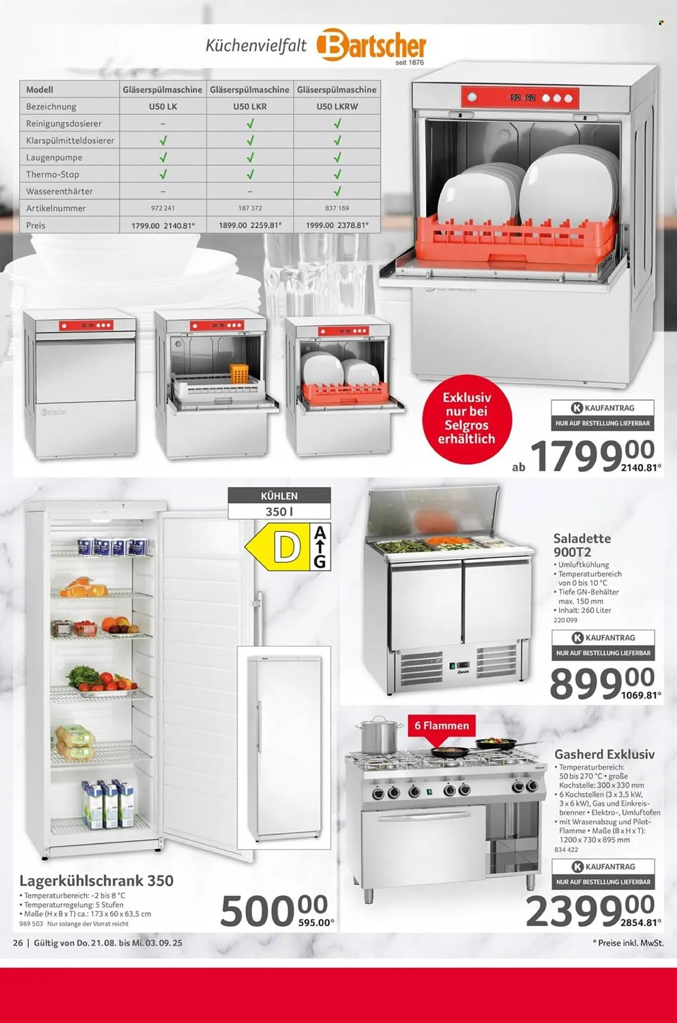 Selgros Prospekt von 21. August bis 3. September 2025 - Prospekt seite 26