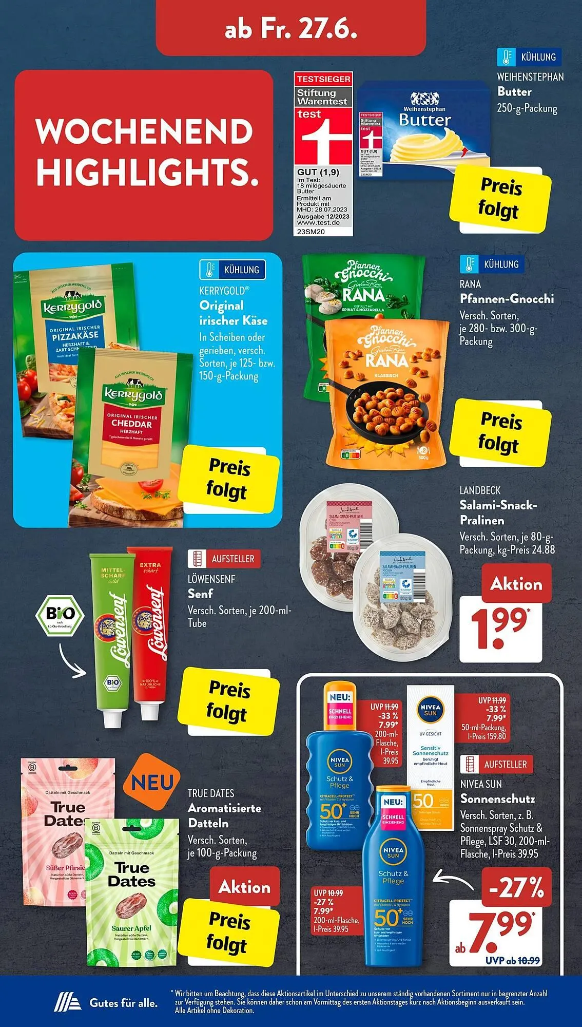 Aldi Süd Prospekt von 23. Juni bis 29. Juni 2025 - Prospekt seite 14