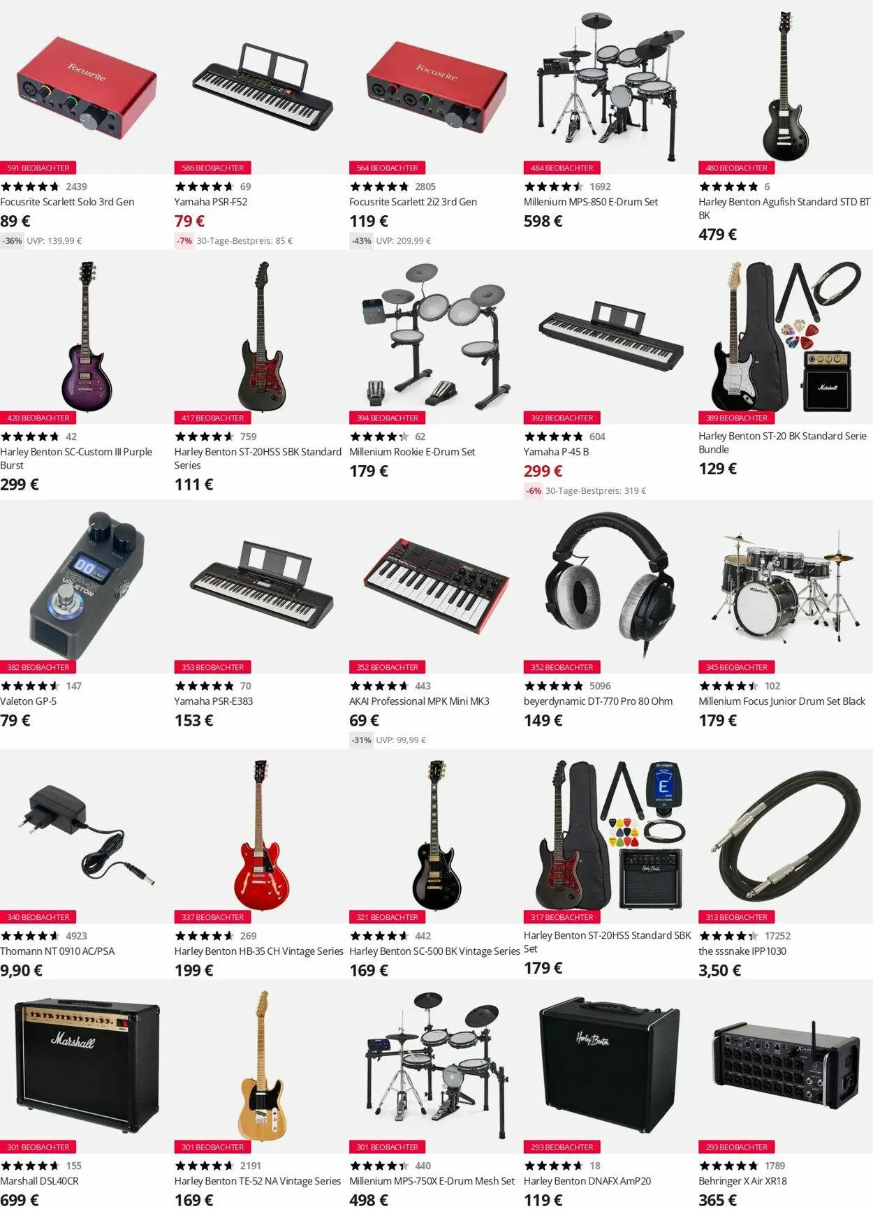 Thomann Aktueller Prospekt von 8. Dezember bis 17. Dezember 2025 - Prospekt seite 3