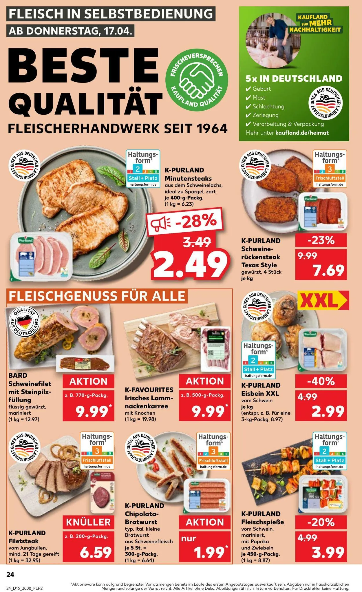 Kaufland - Bergen von 17. April bis 23. April 2025 - Prospekt seite 24