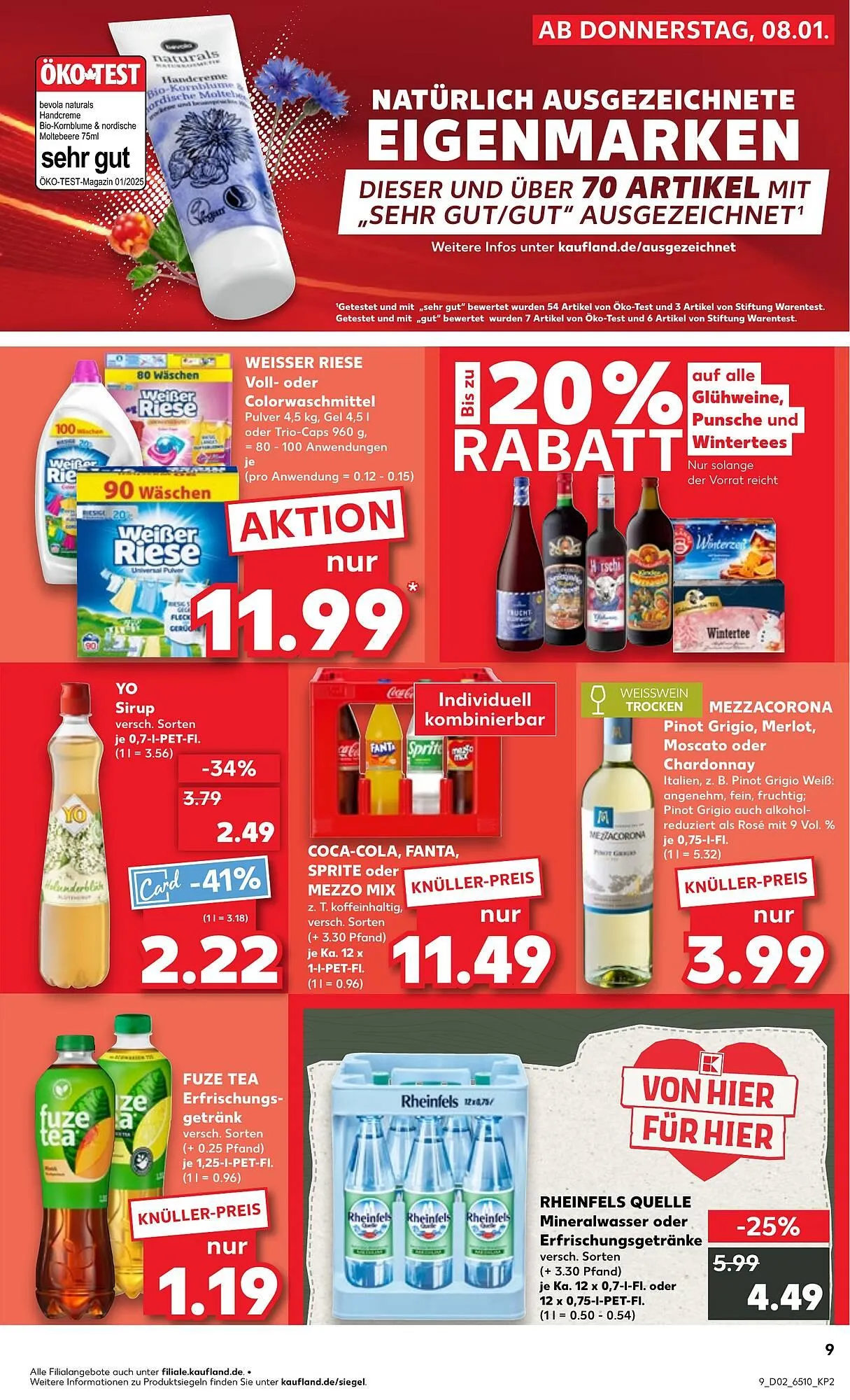 Kaufland Prospekt von 8. Januar bis 14. Januar 2026 - Prospekt seite 9