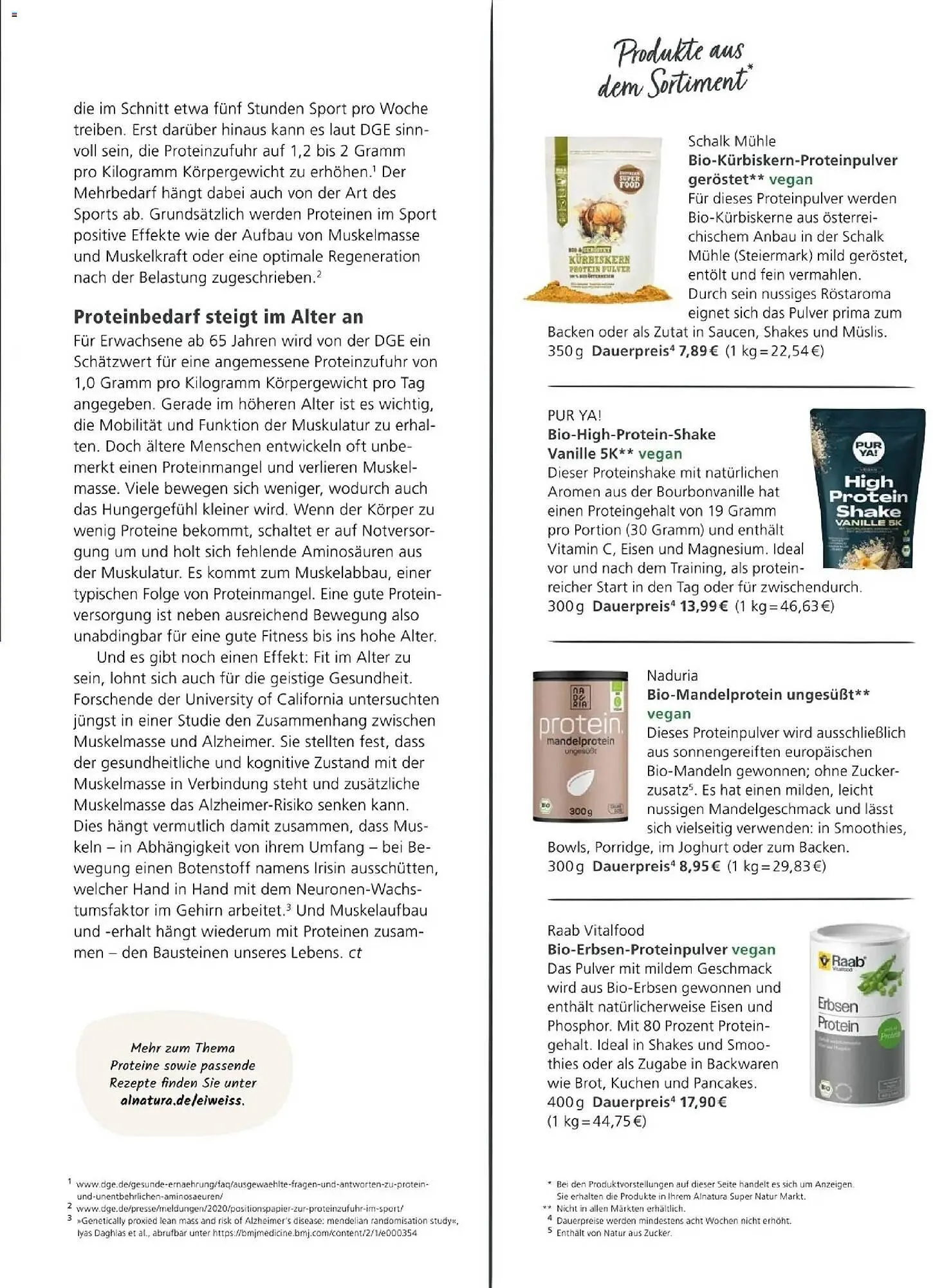 Alnatura Prospekt von 1. Januar bis 31. Januar 2026 - Prospekt seite 65